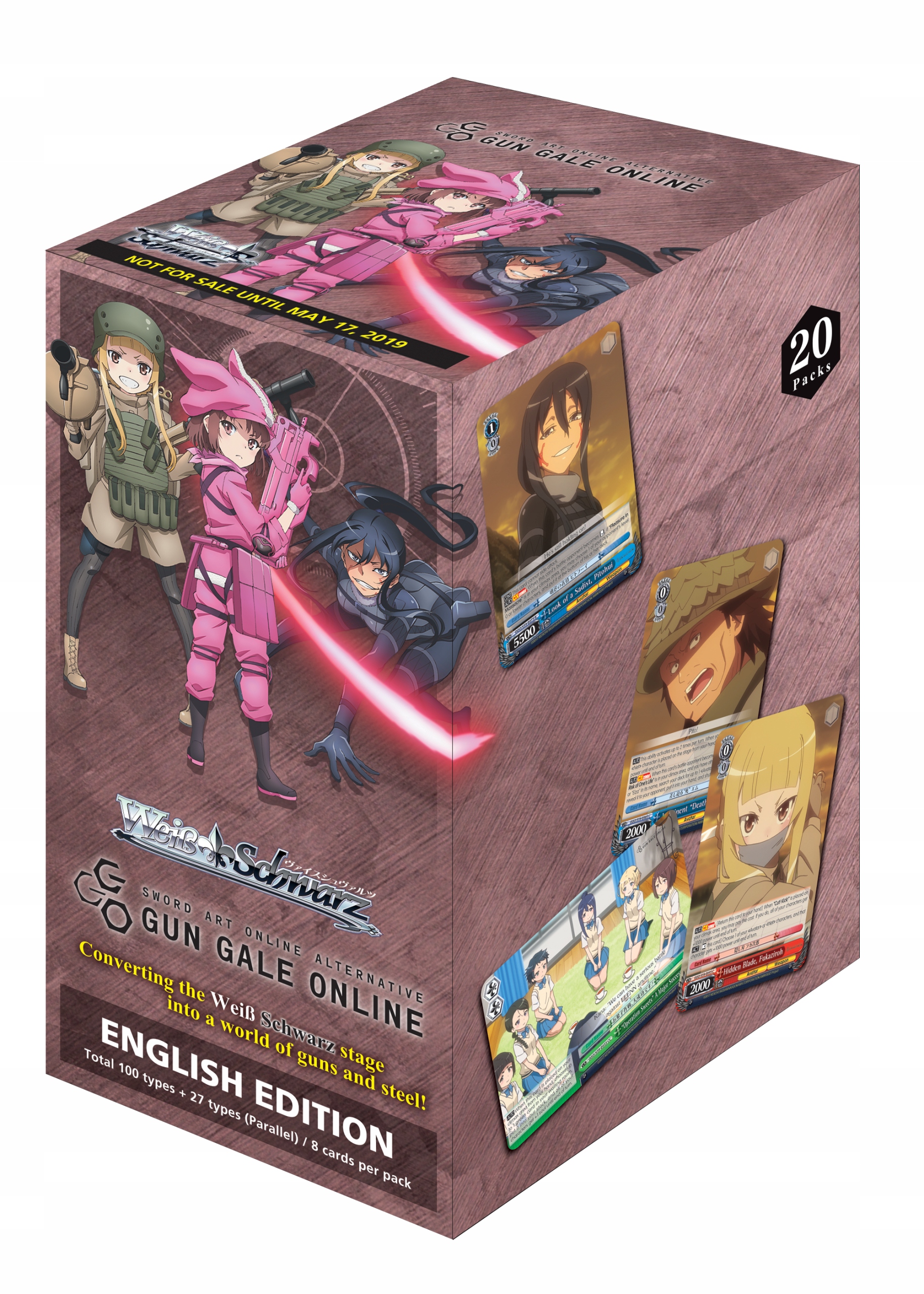 Weiß Schwarz Sword Art Alternative: Gun Gale Booster Box (Pudełko)