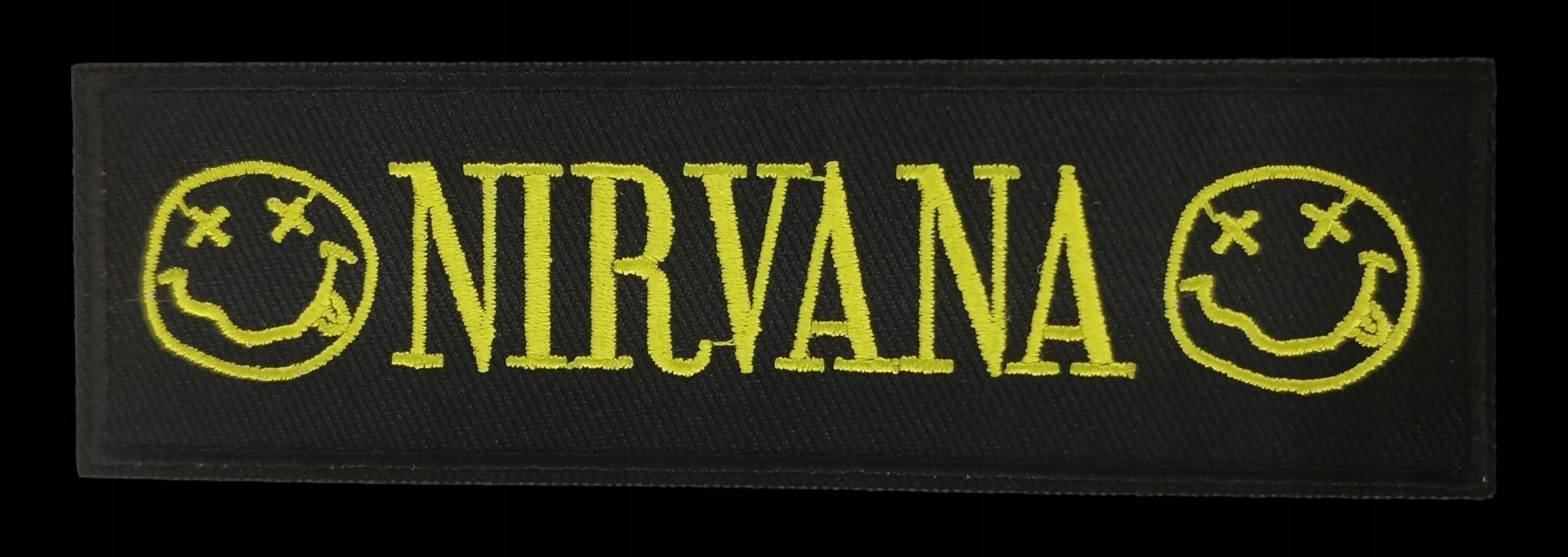 

Naszywka Nirvana Czarno Żółta Podłużna