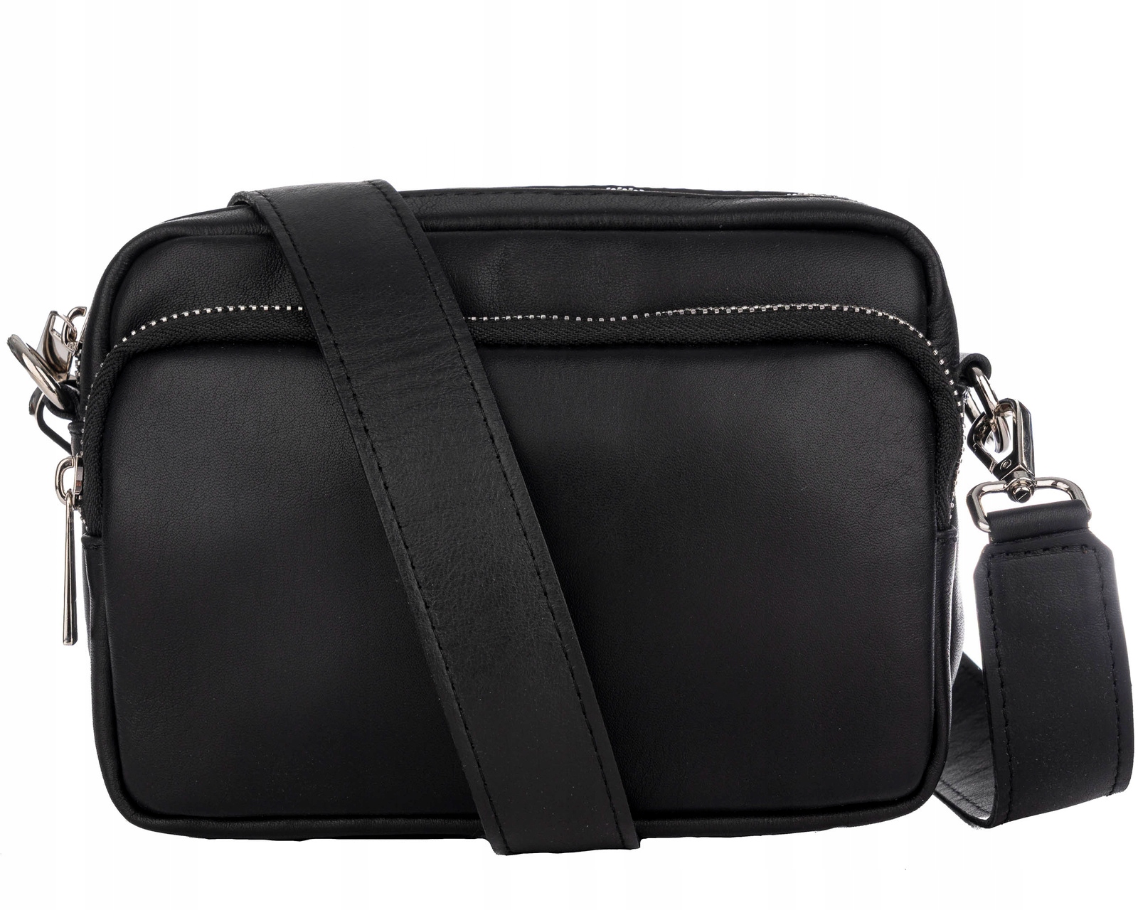Dámská kabelka z přírodní kůže, kožená crossbody, malá