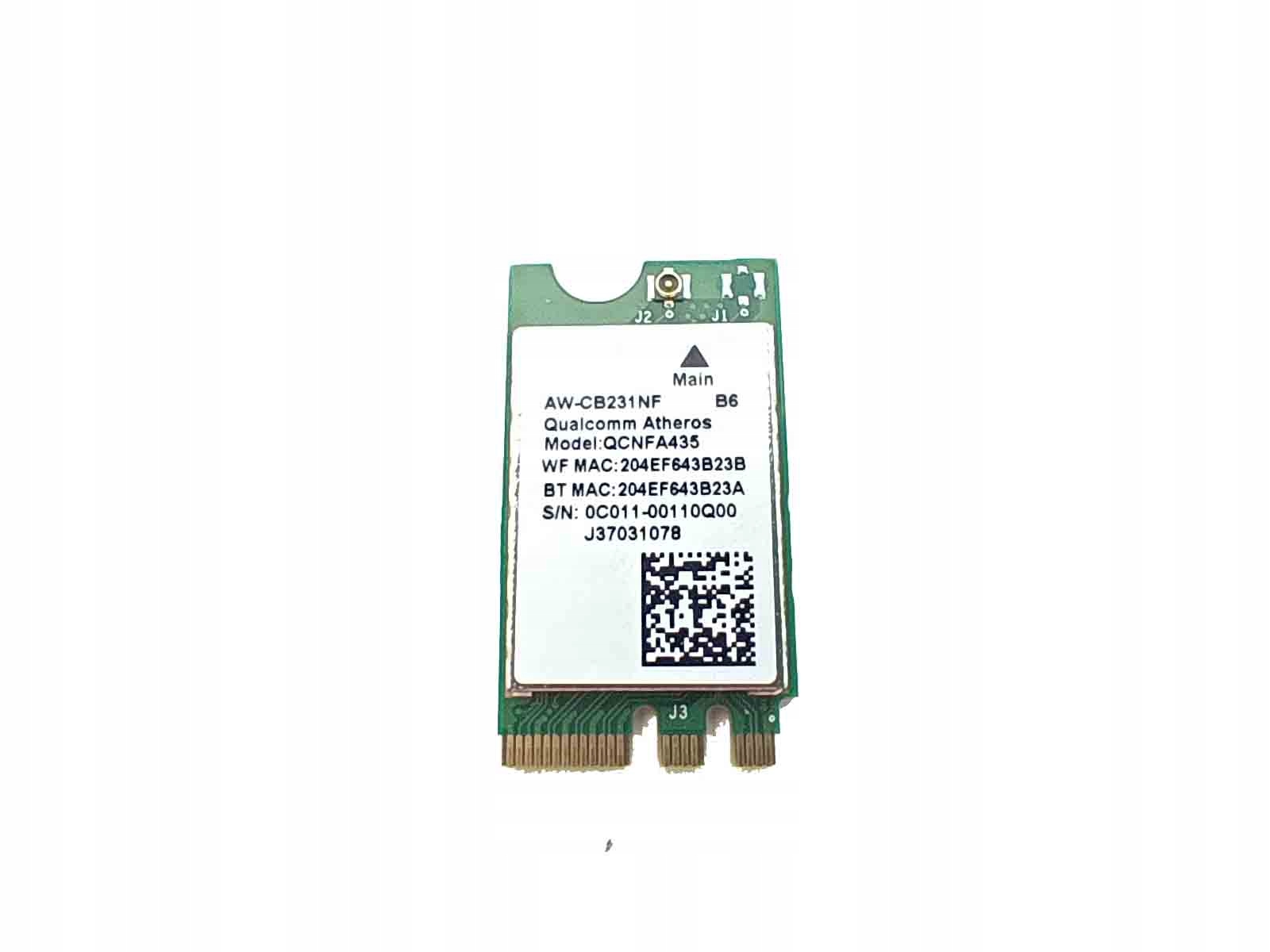 atheros QCNFA435 KARTA WIFI ASUS E406 E406NA