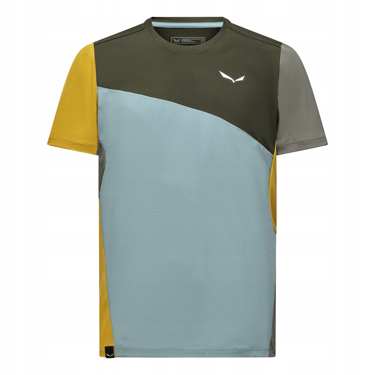 Salewa Pánské tričko Puez Sporty Dry 5281 Dark Olive Multi XXL