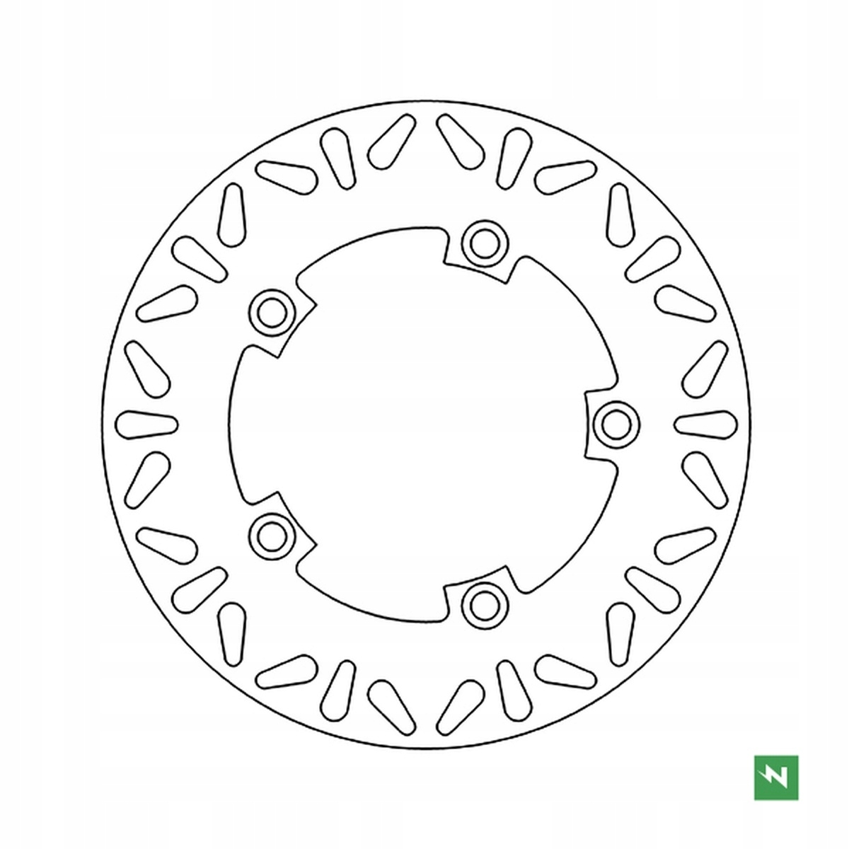Newfren Brzdová Kotúčka Zadná Suzuki Gsf/gsr/sfv/gsx (240x120x5) ()