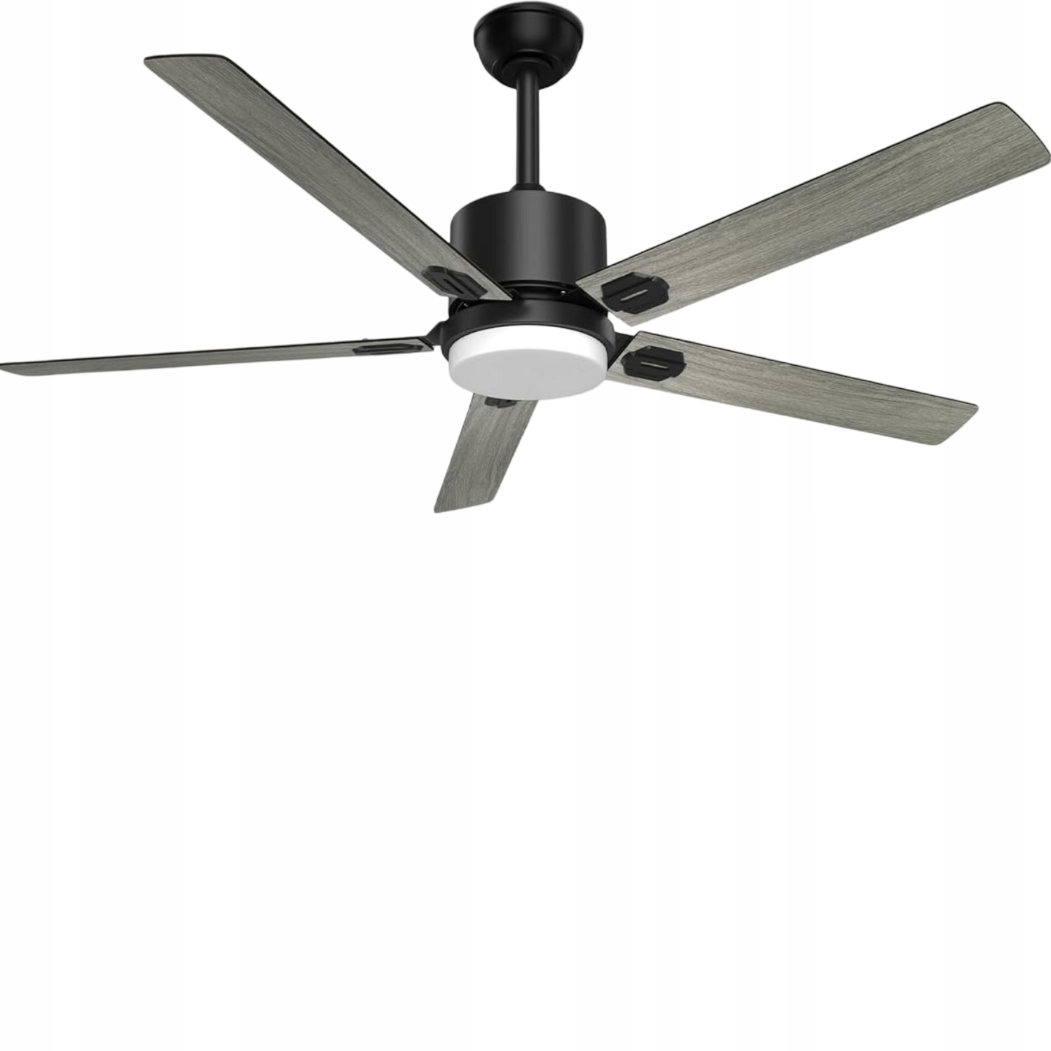 Stropný Ventilátor Závesná Lampa 52" 5-LOPATKOVÁ Diaľkový Ovládač Časovač 35W Pro