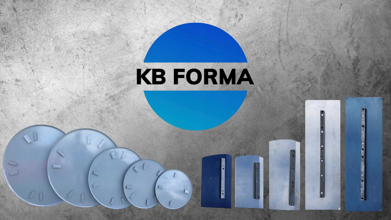 Łopatki do zacieraczki 600, MOCNA STAL BLUE Marka inna marka