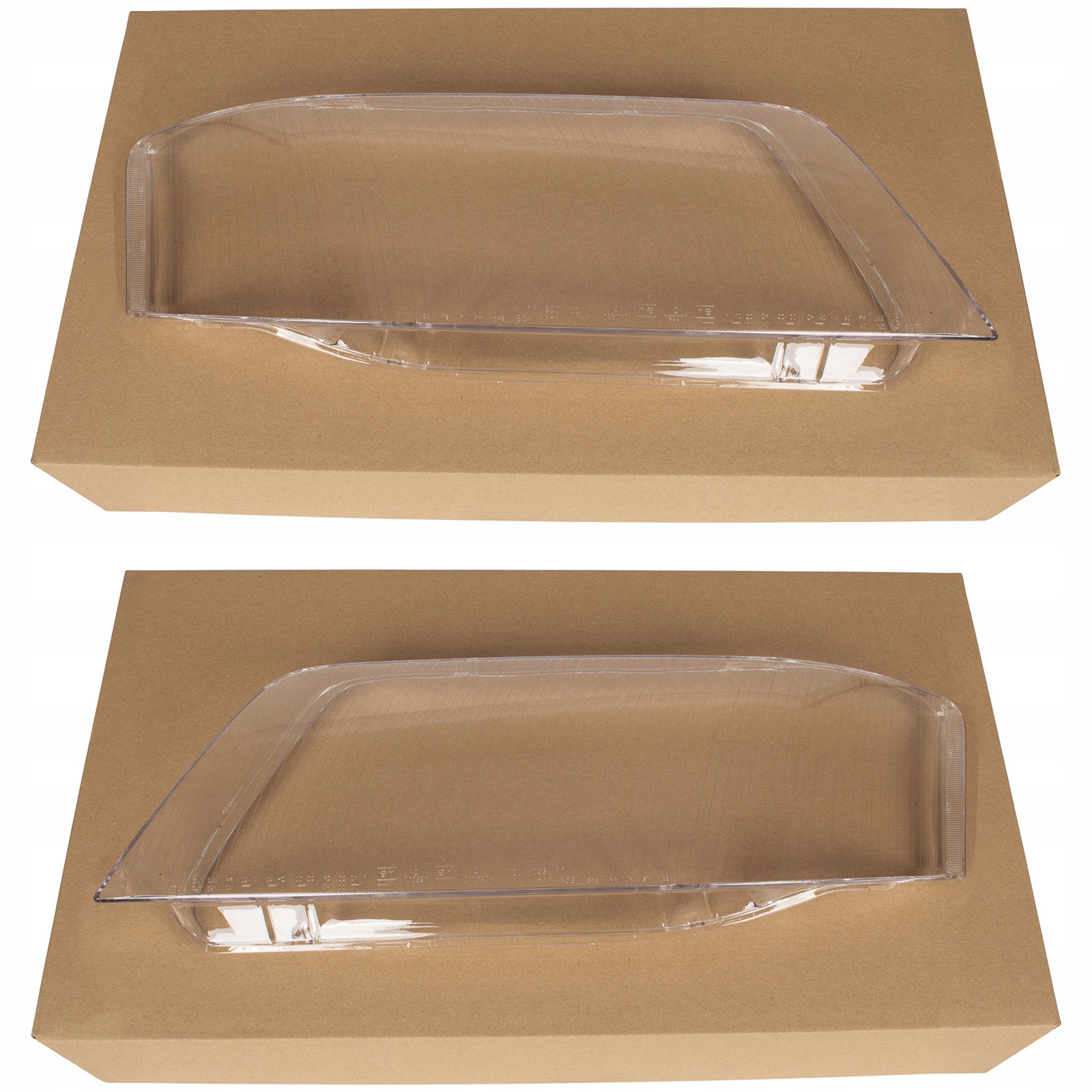 2X Stínidlo Levé Pravé sklo světlomet světlo pro Audi A6 C5 97-01 Před Lift