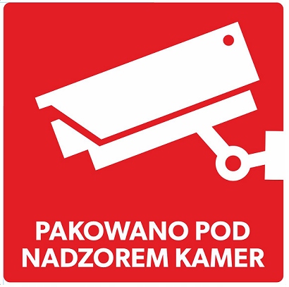

Etykiety Naklejki Pakowano Pod Nadzorem Kamer