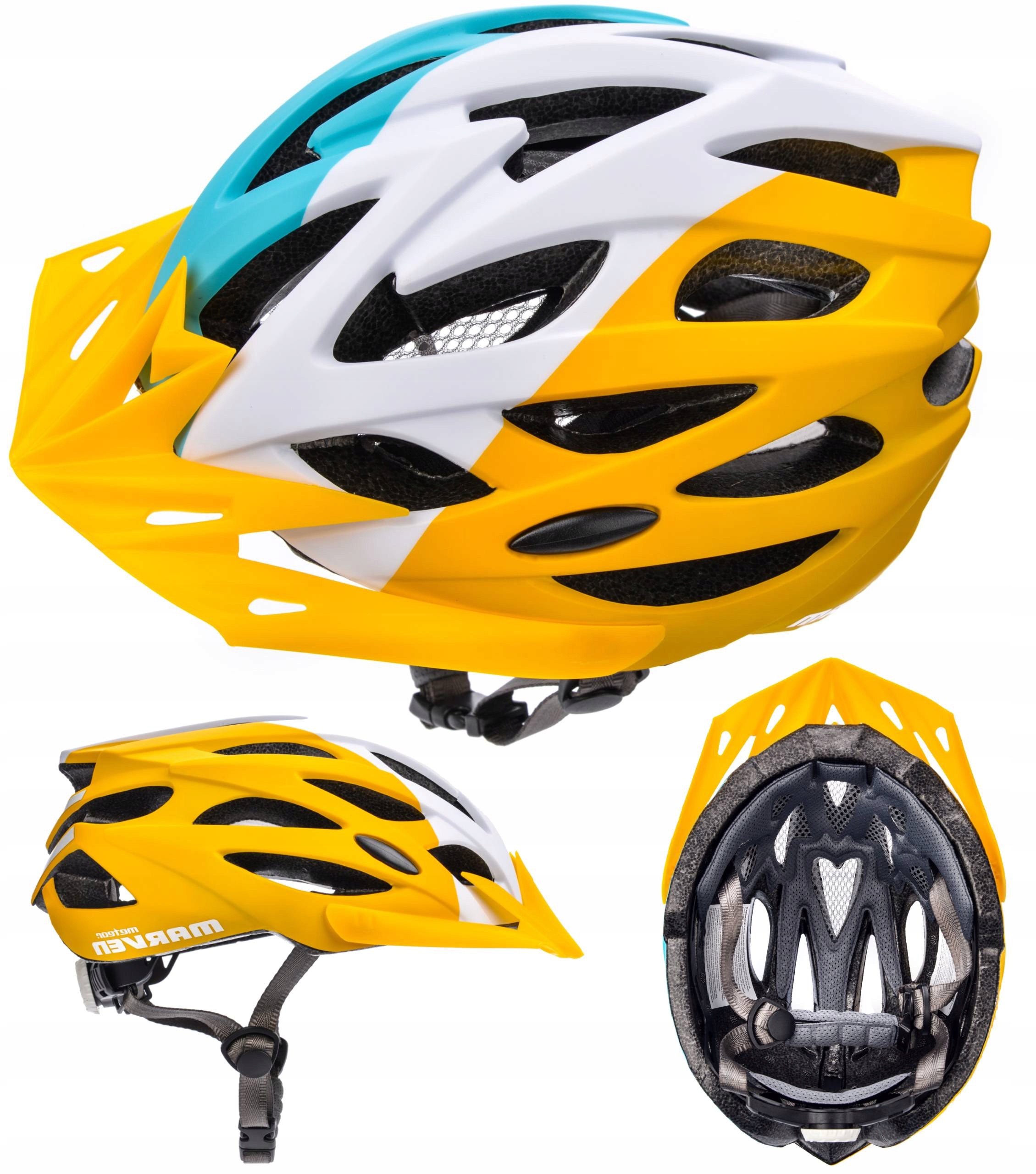 KASK na ROWER dla DZIECI SZOSOWY z DASZKIEM METEOR 13457593800 Allegro.pl