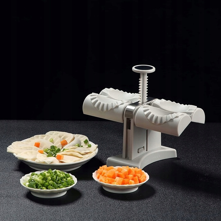 MASZYNKA DO LEPIENIA PIEROGÓW PODWÓJNA MASZYNKA RĘCZNA FORMA DO PIEROGÓW Marka bez marki