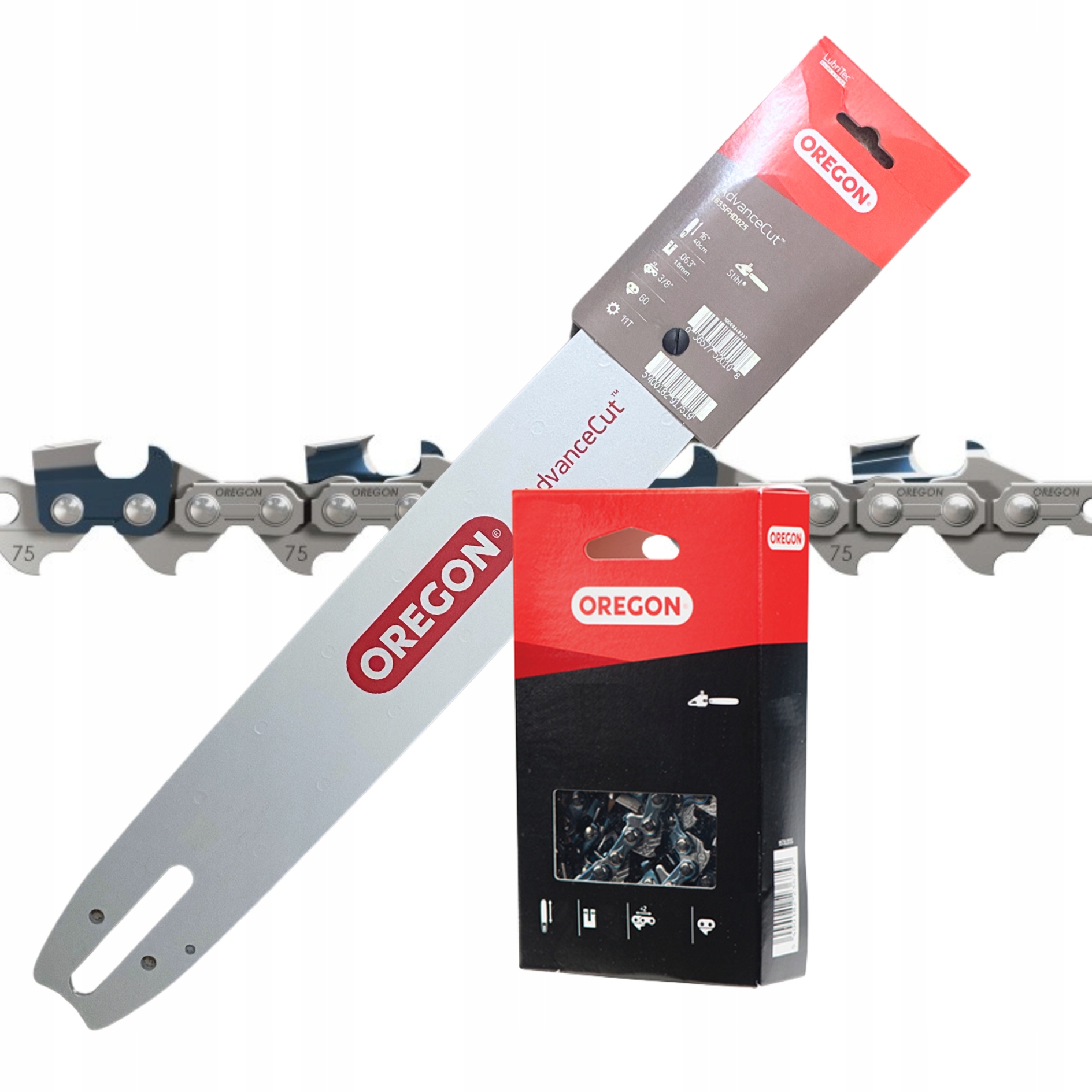 Prowadnica Łańcuch Oregon 16 Cali 3/8" 1,6mm 60 ogniw Do Stihl 029 031 032