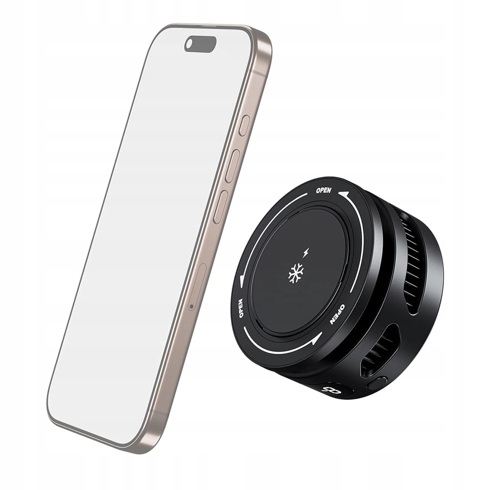 Magnetyczny wentylator do telefonu z funkcją ładowania Telesin P9-MPR-01-P