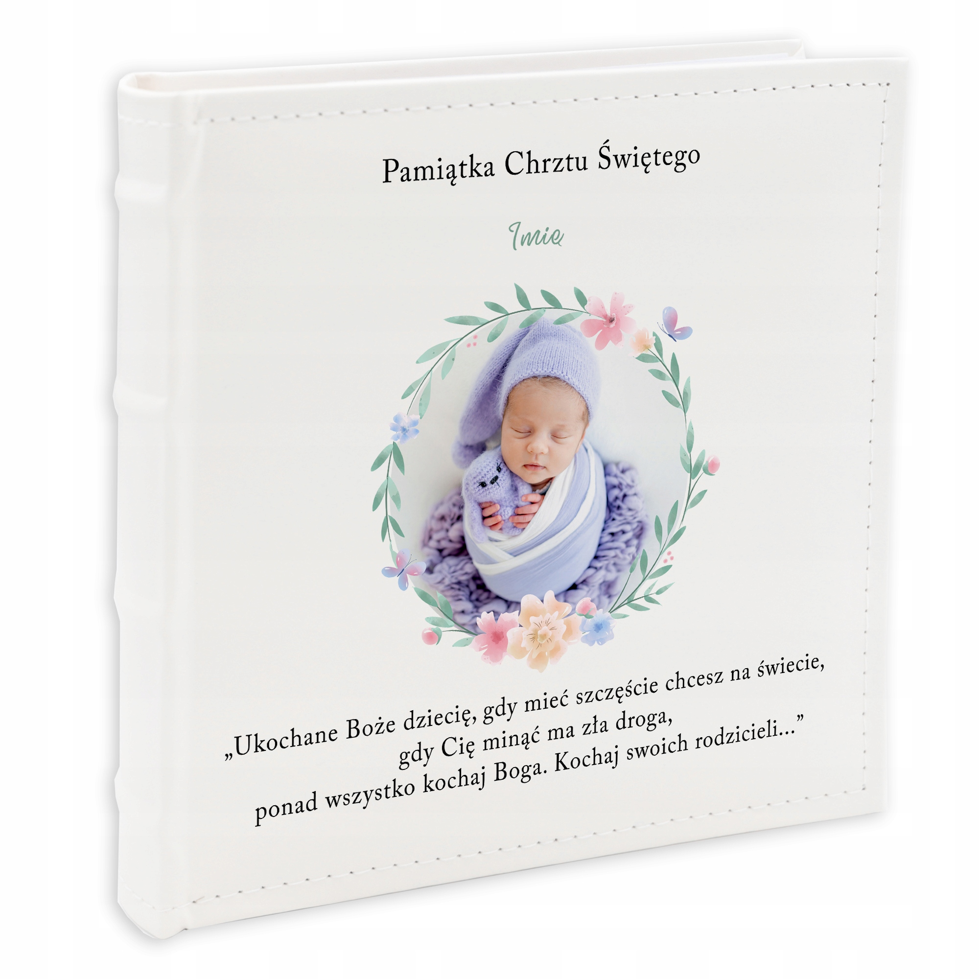 Album na fotografie 10x15 cm Bílý Dárek Ke Křtinám Božího dítěte Kreator