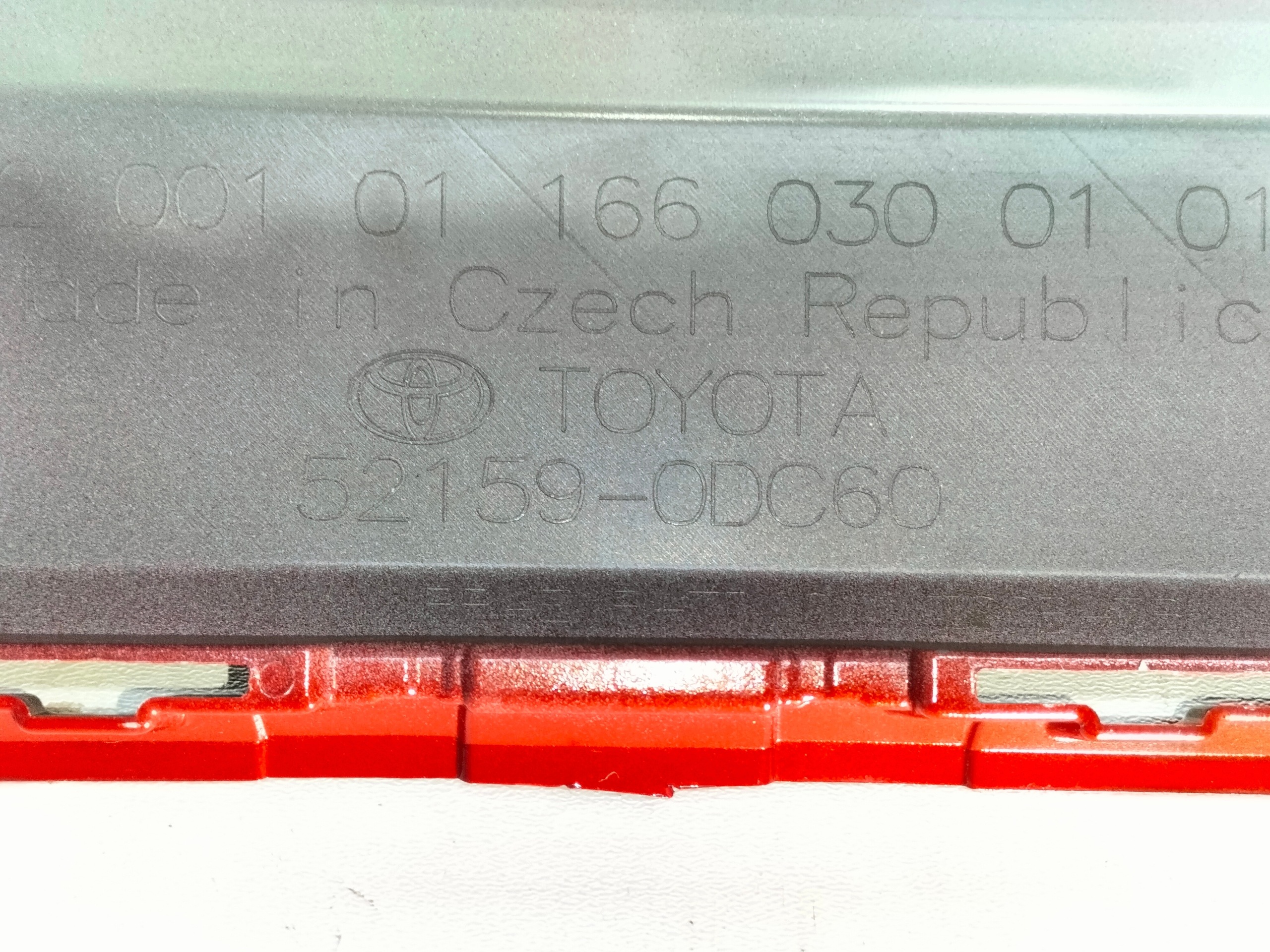 bumper rear rear part TOYOTA YARIS IV 20