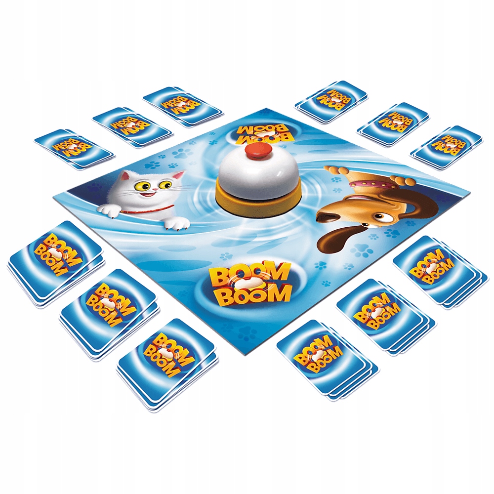 BOOM BOOM GRA PLANSZOWA PSIAKI I KOCIAKI 01909 Wydawca Trefl