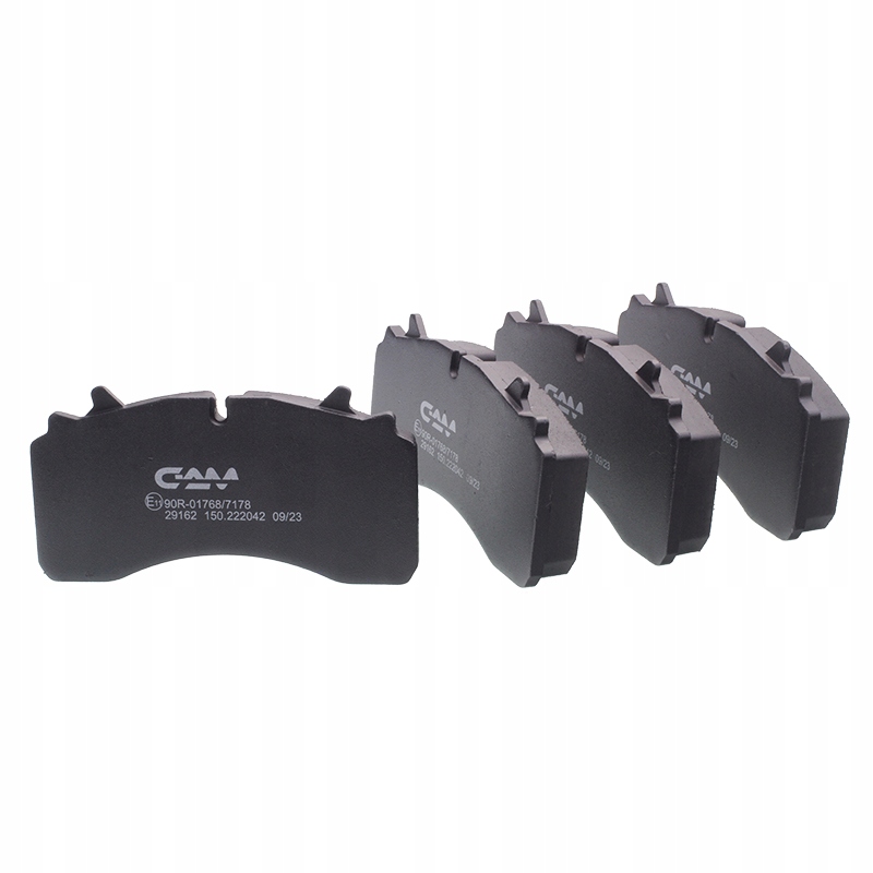 Brzdové destičky Saf Wabco 210,4x109,5x31 mm WVA29162