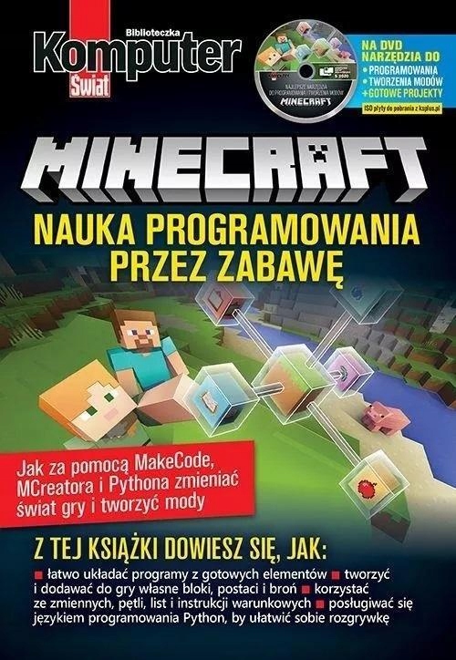 KOMPUTER ŚWIAT MINECRAFT NAUKA PROGRAMOWANIA