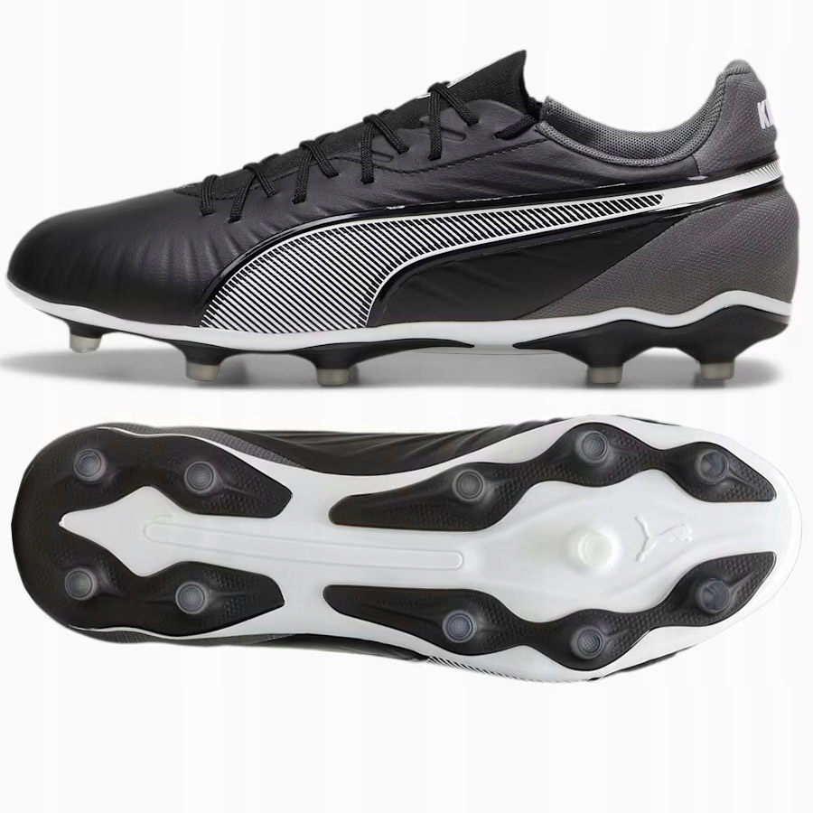 Puma King Match Fg/ag (42) Pánské lankové boty černé barvy
