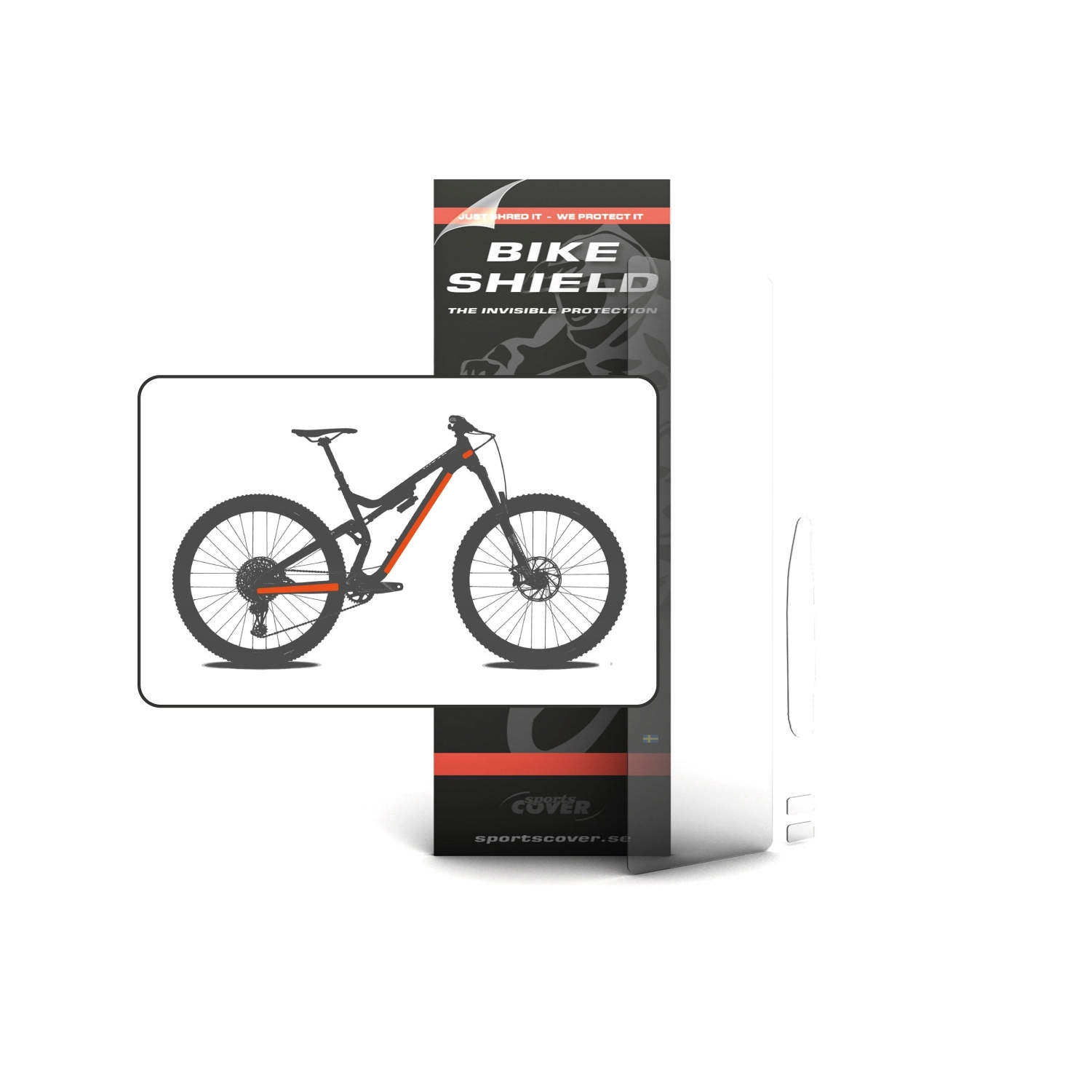 BikeShield naklejki ochronne Halfpack