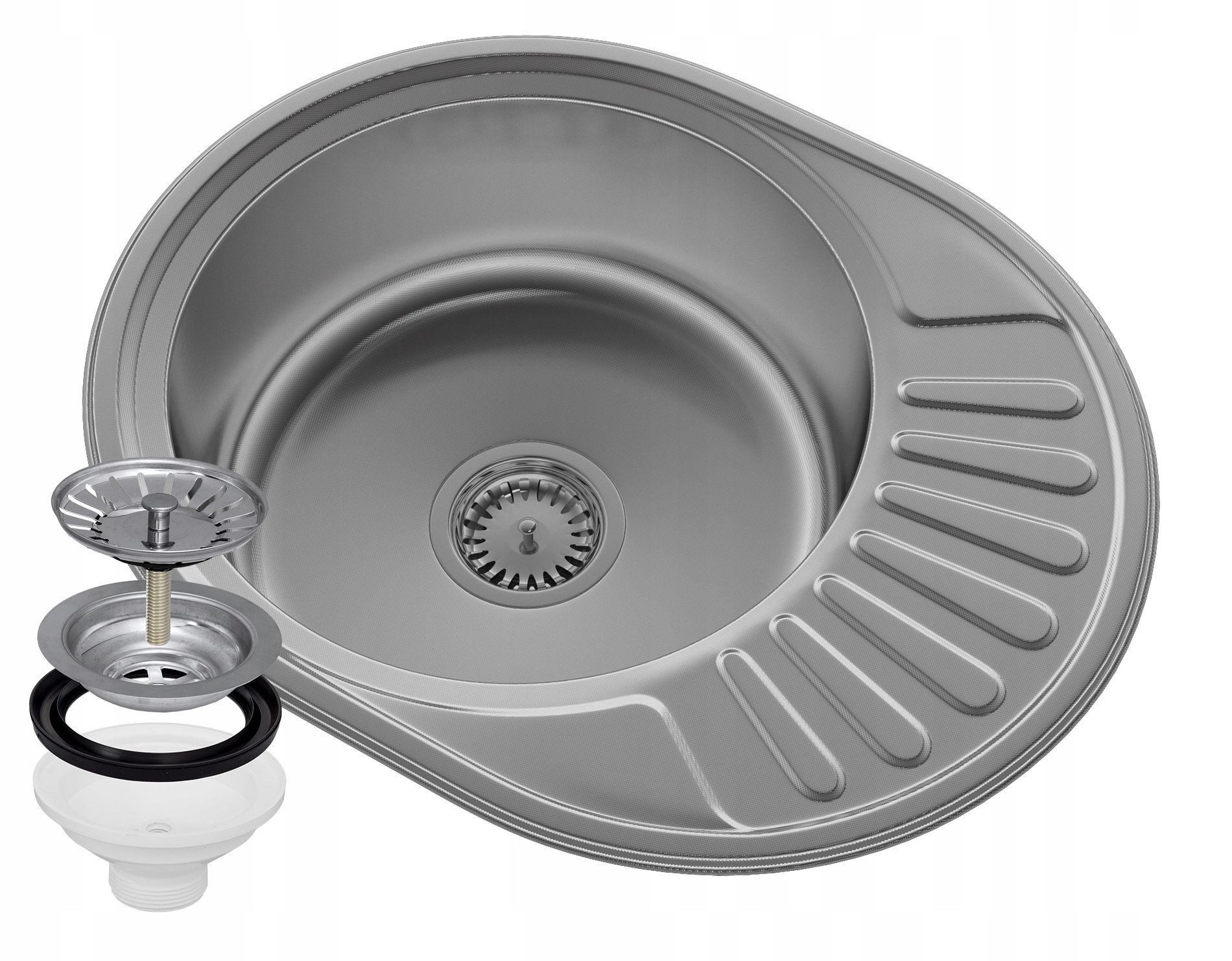 Dřez Ocel Kulatý APULIA57 Decor