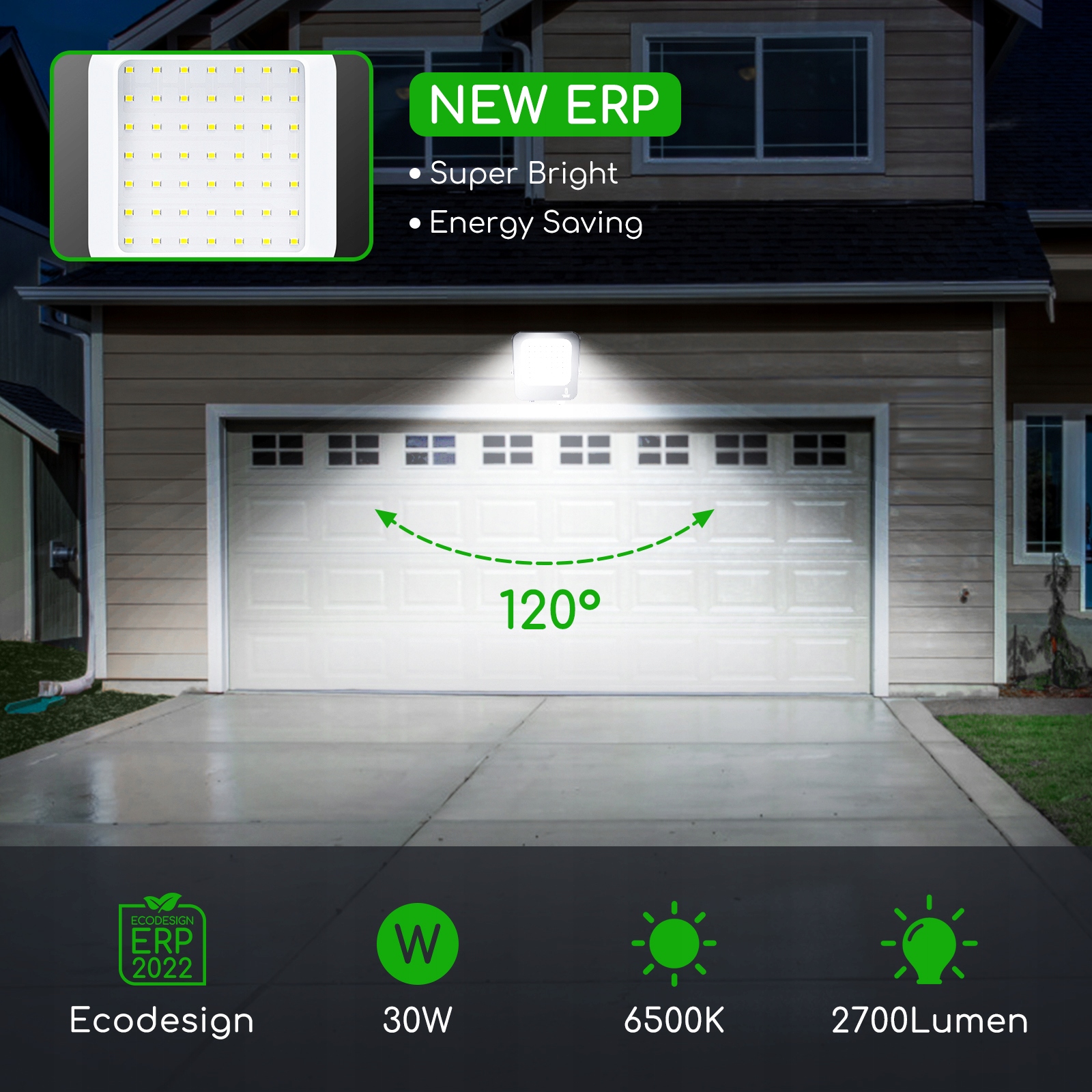 Naświetlacz LED 100W halogen IP65 6500K biały Marka Aigostar