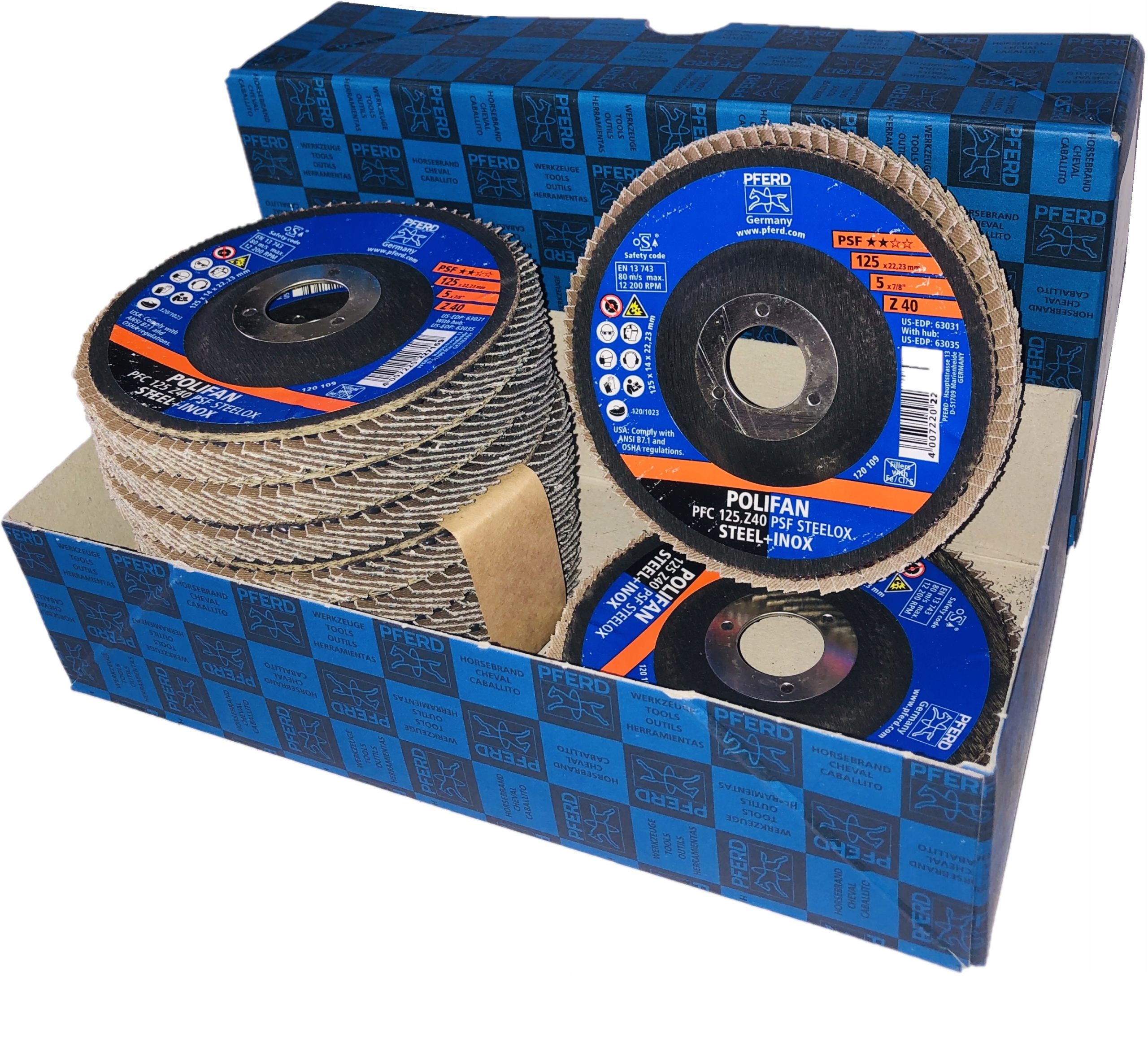 Pferd Ściernica tarcza lamelkowa 125mm Z40 EAN (GTIN) 4007220377345