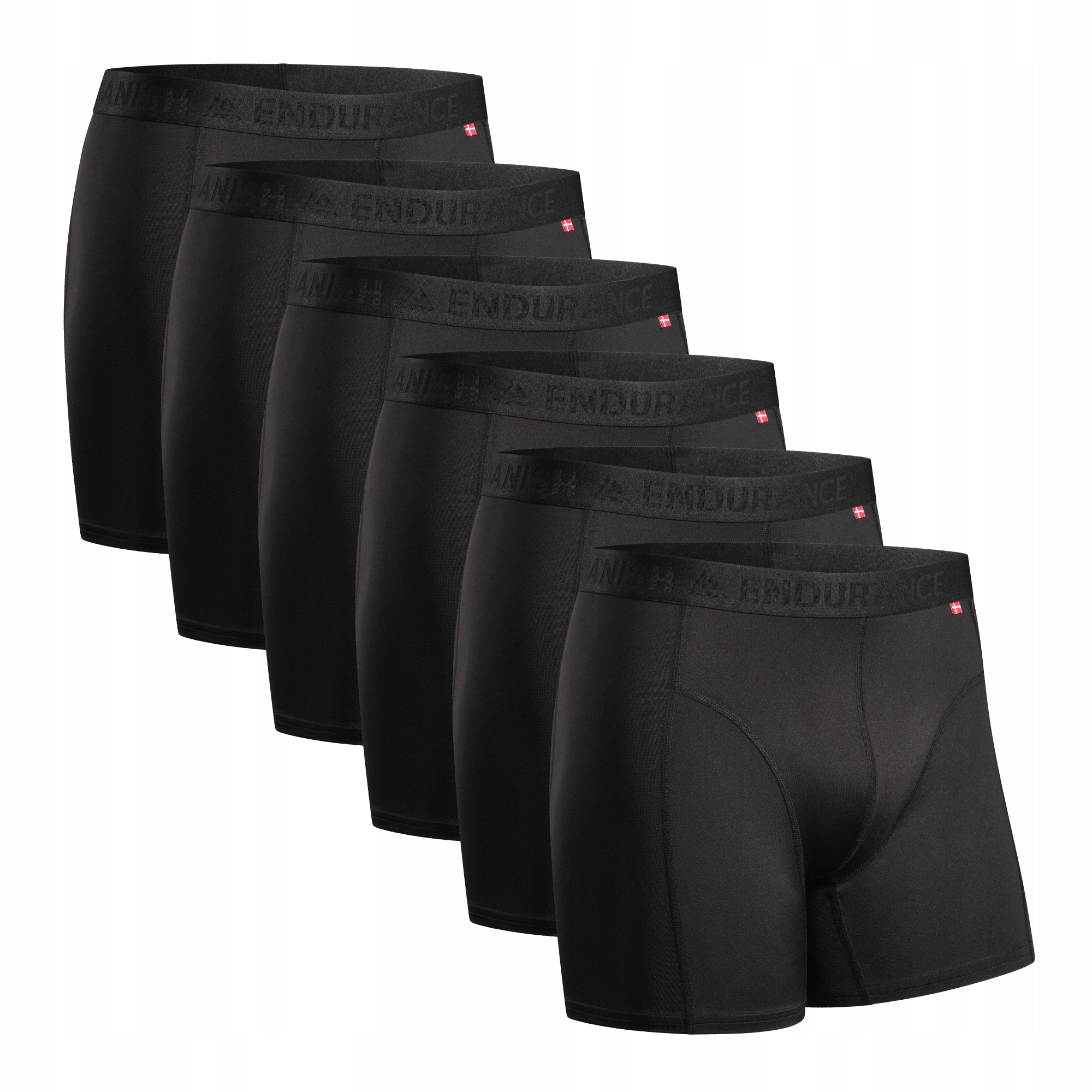 Bokserki Męskie Sportowe Danish Endurance Bielizna Termoaktywna 6-pak M