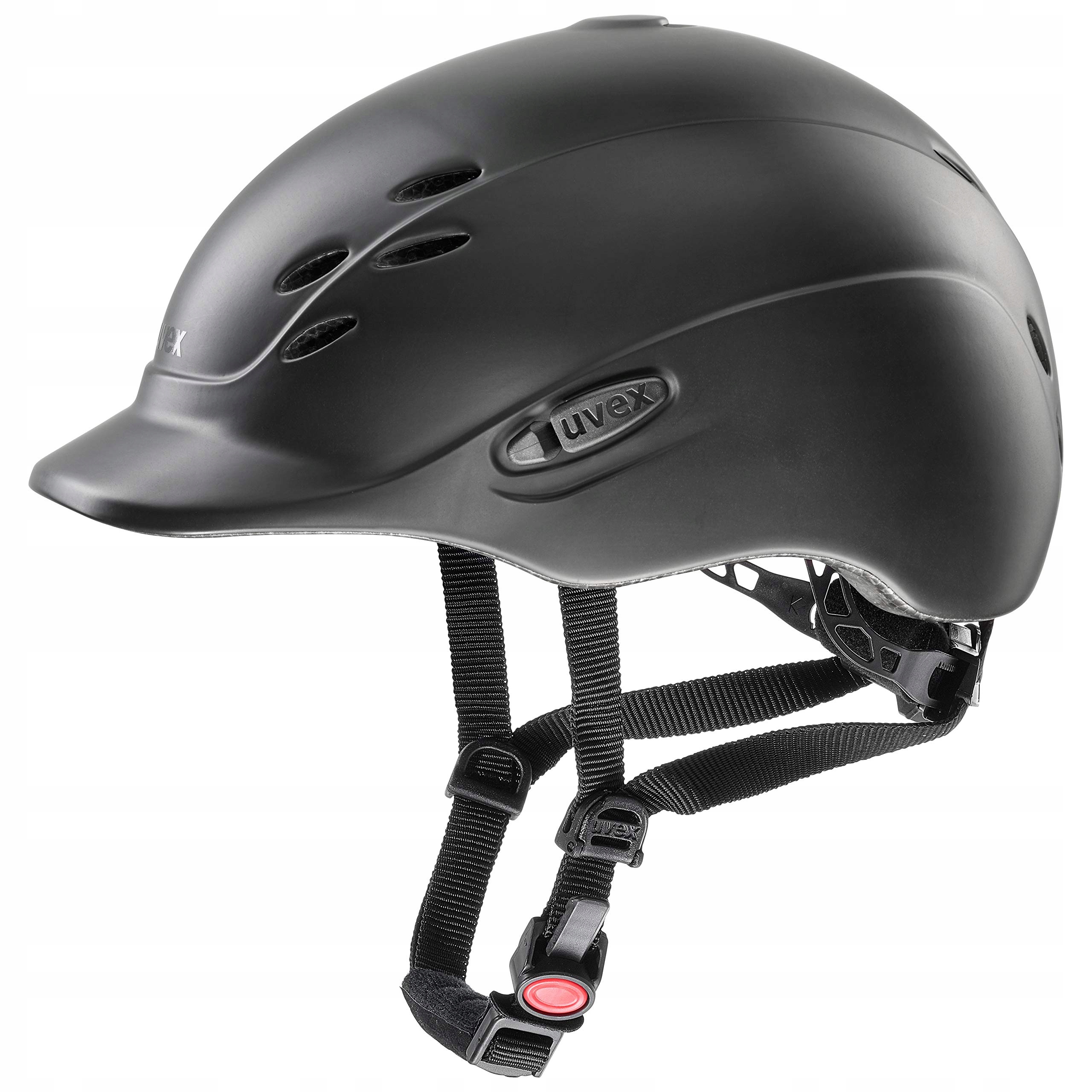 Kask Jeżdziecki dziecięcy Uvex Reithelm Onyxx Black Mat r. 49 54 cm