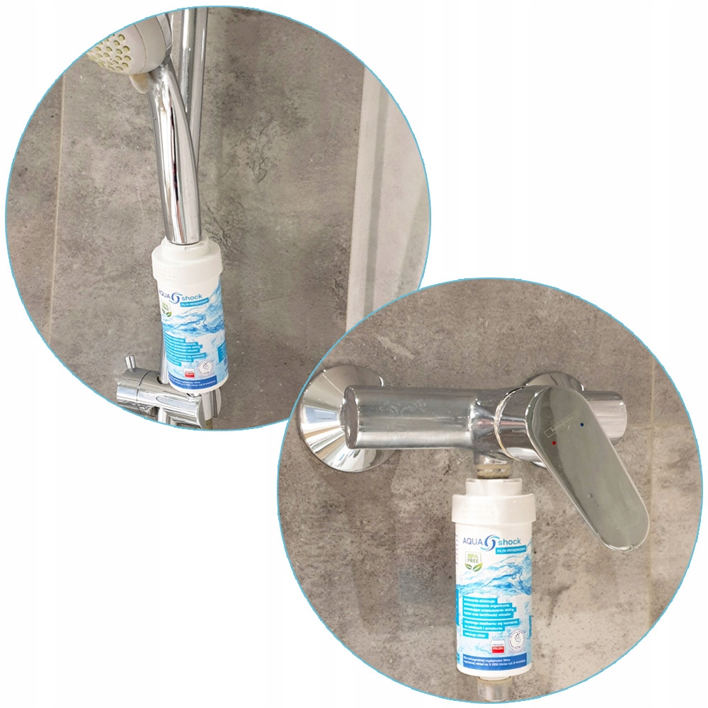 3x FILTR PRYSZNICOWY do PRYSZNICA DESZCZOWNICY Model brak