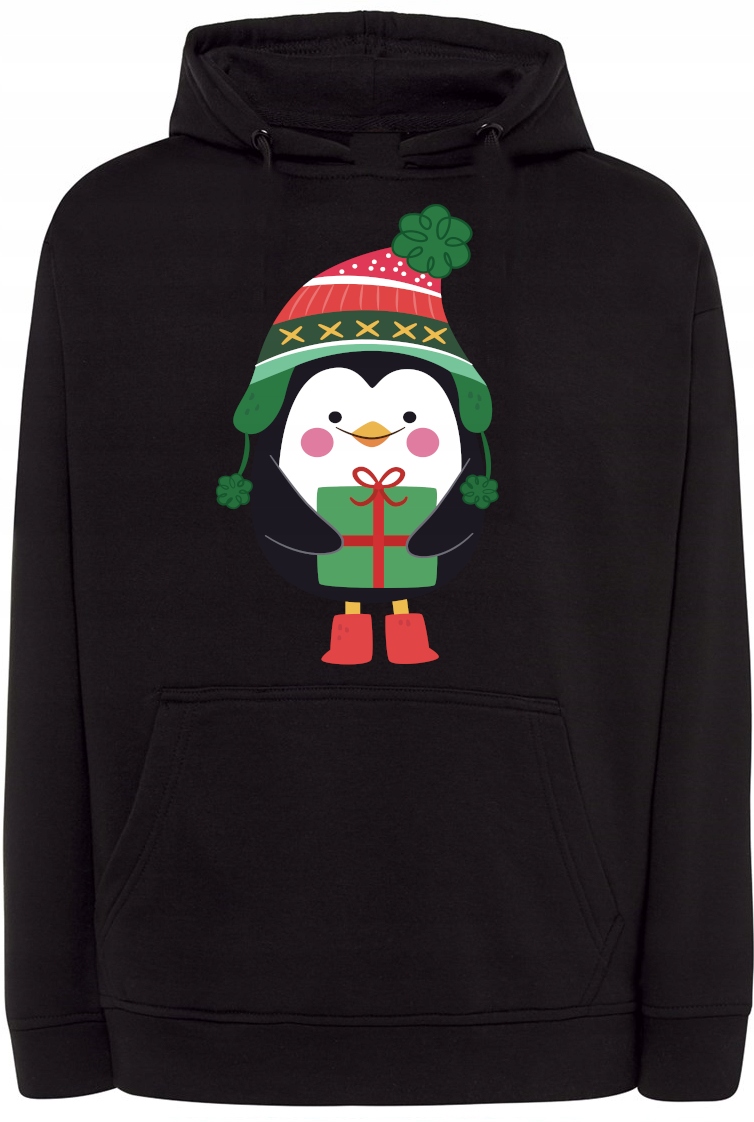 Pánská mikina s potiskem tučňáka vel. S