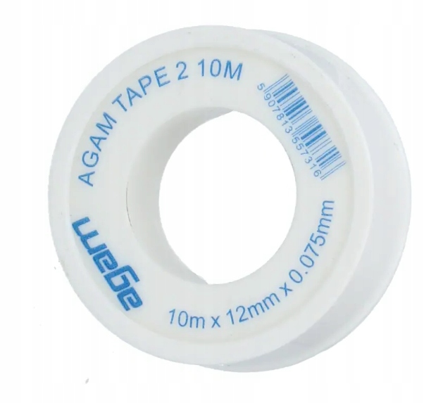 

Taśma teflonowa Agam Tape2 10m x 12mm x 0,075mm