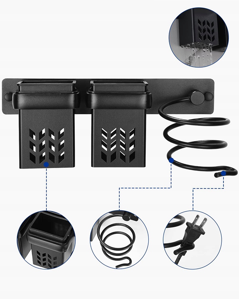 UCHWYT na suszarkę ORGANIZER LOKÓWKA PROSTOWNICA EAN (GTIN) 0191491550478