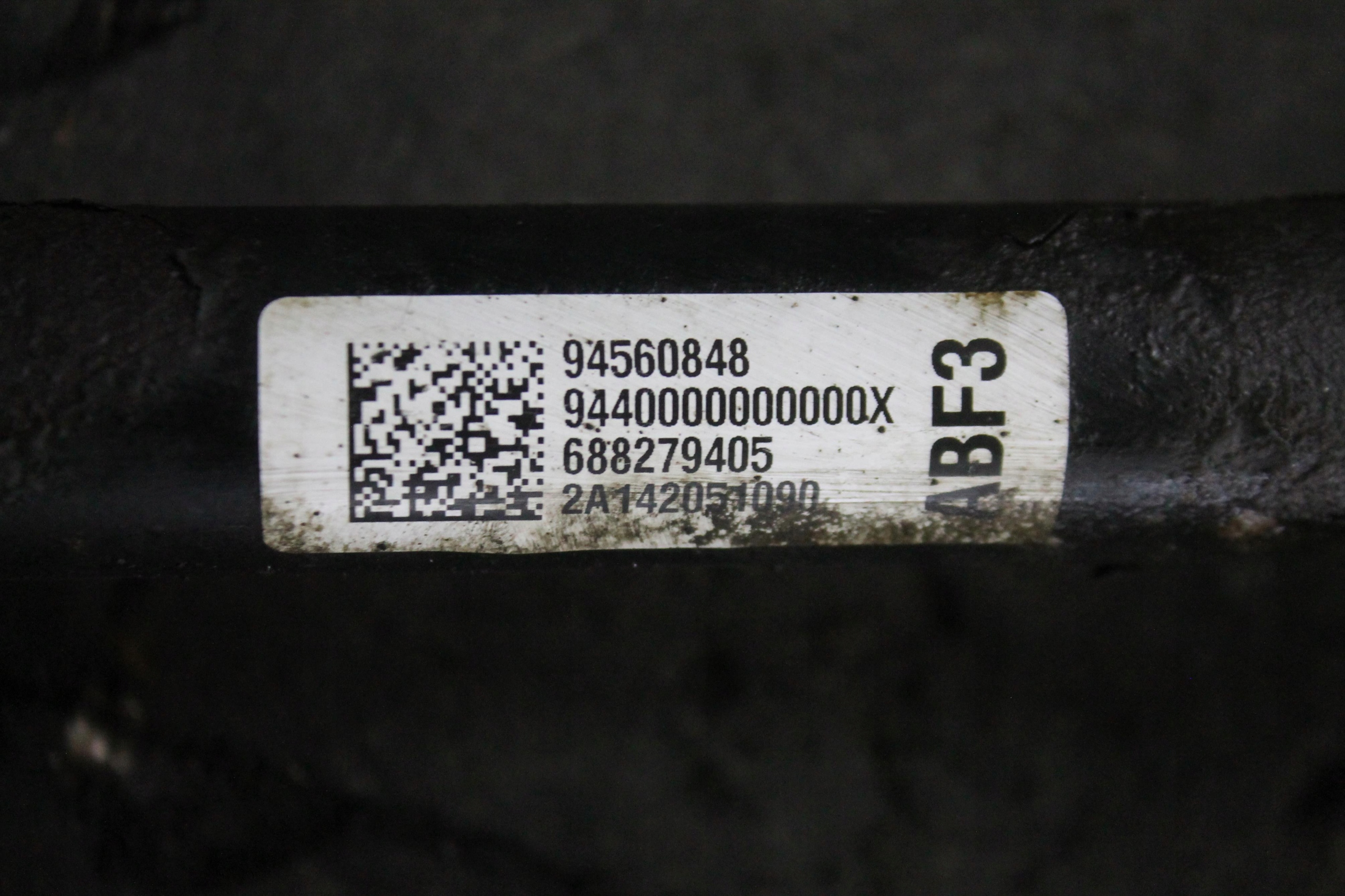 semi-axis right front front 94560848 OPEL MOKKA A 1.7 CDTI 12-16
