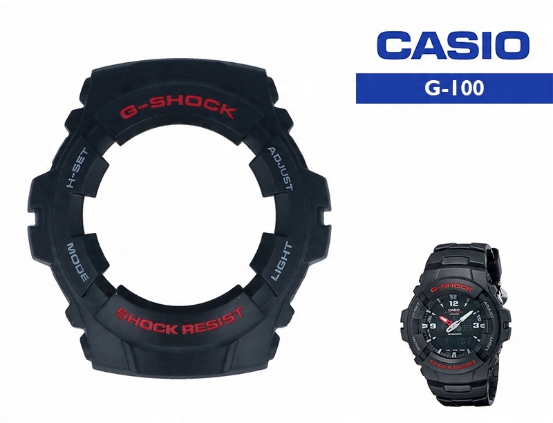 

Bezel osłona koperty Do Zegarka Casio G-100 czarny