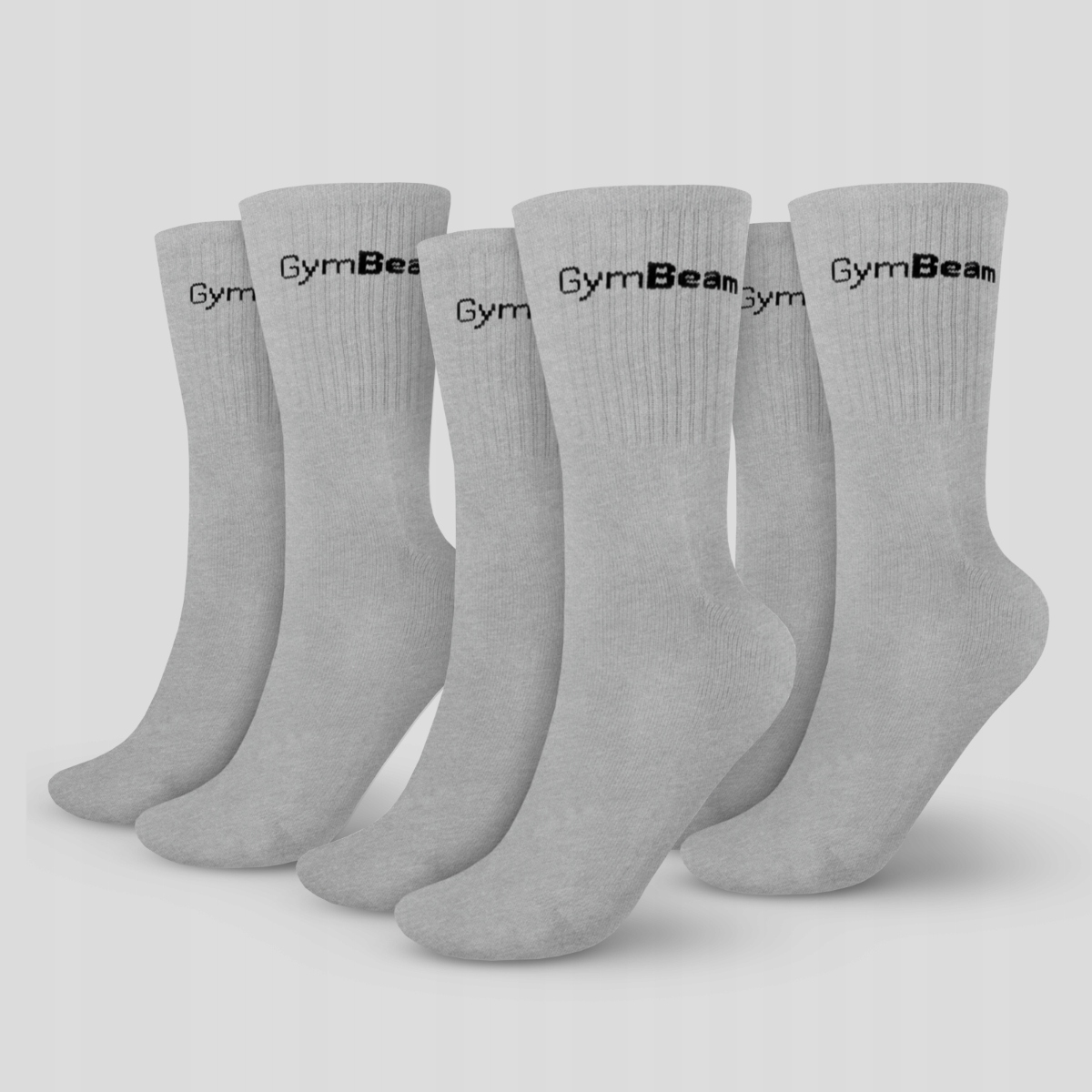 GymBeam Skarpety 3/4 Socks 3Pack Grey L