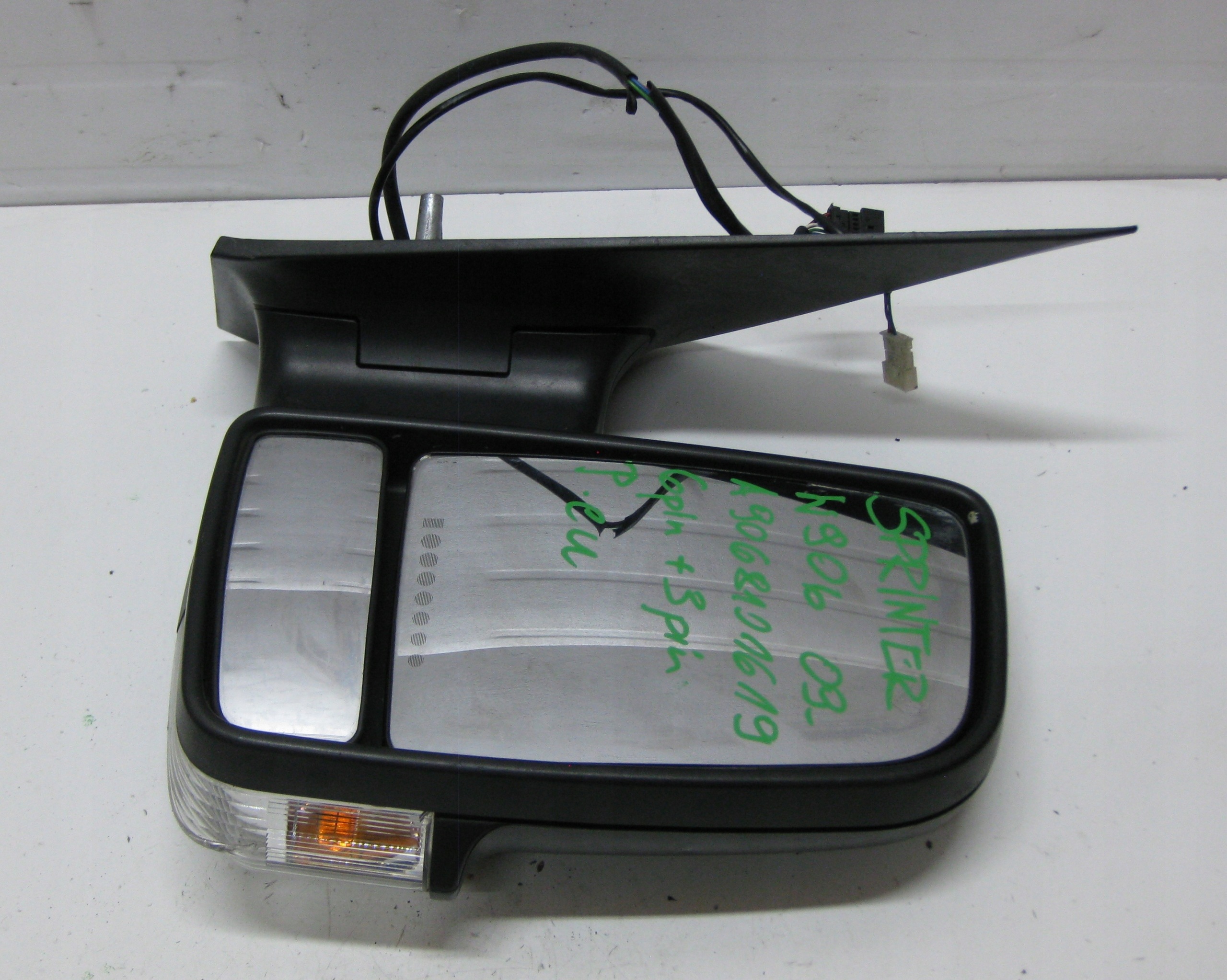 MERCEDES SPRINTER W906 mirror right front 6 PIN + 3 PIN A9068101619