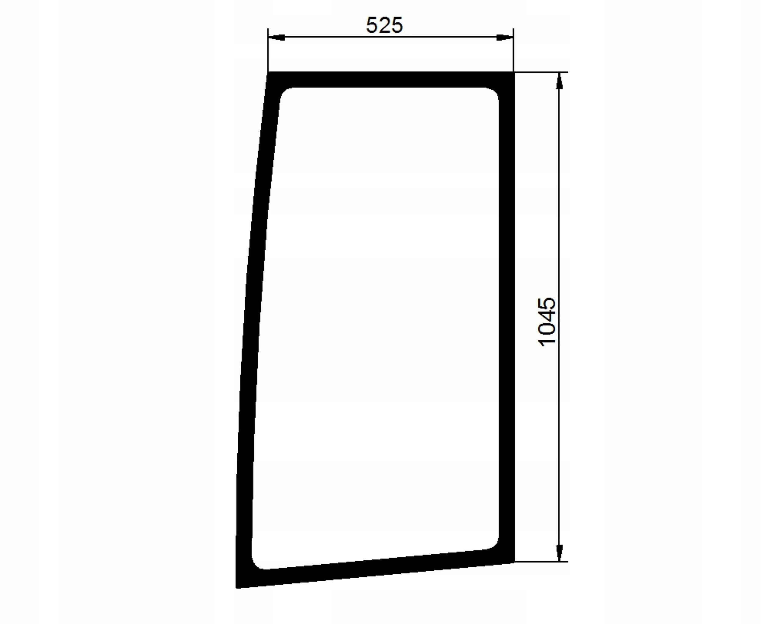sklo nabíječka Volvo dveře horní celistvost 2811595