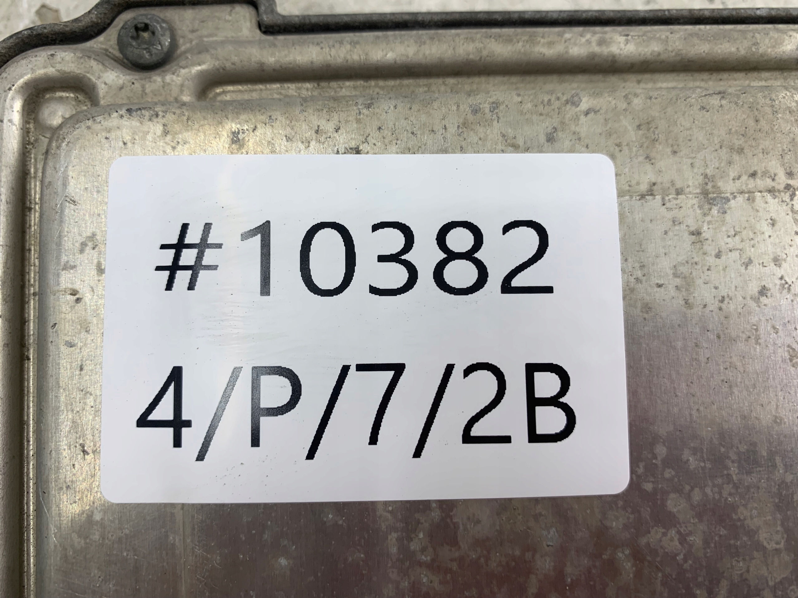 OPEL VECTRA C 1.9 CDTI control unit of the engine 55189631
