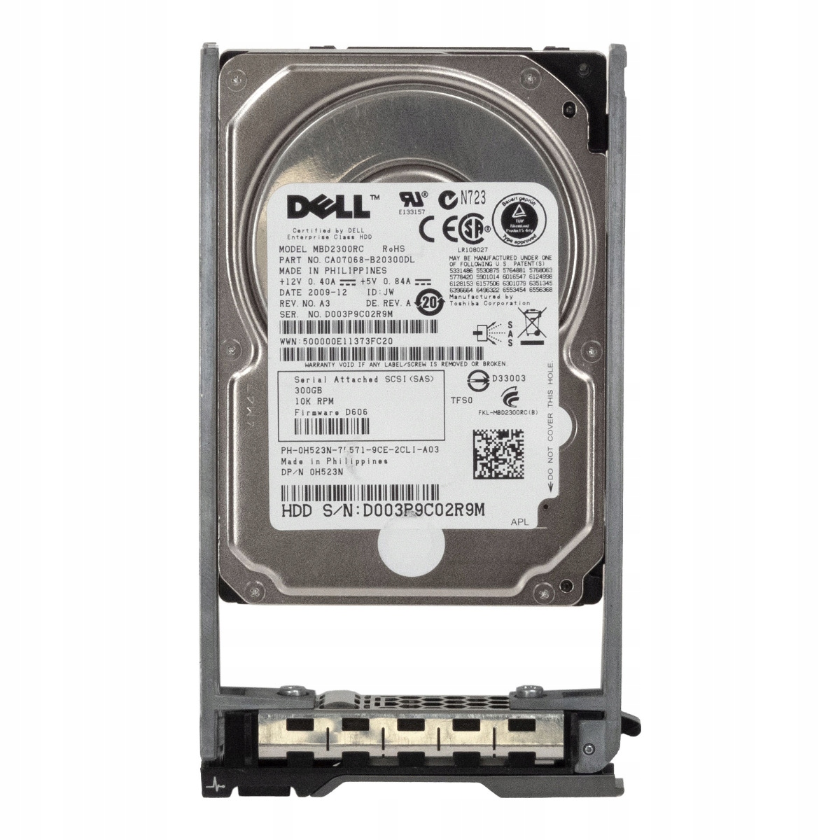 Dell 0H523N 300GB 10K 16MB SAS-2 2.5'' MBD2300RC