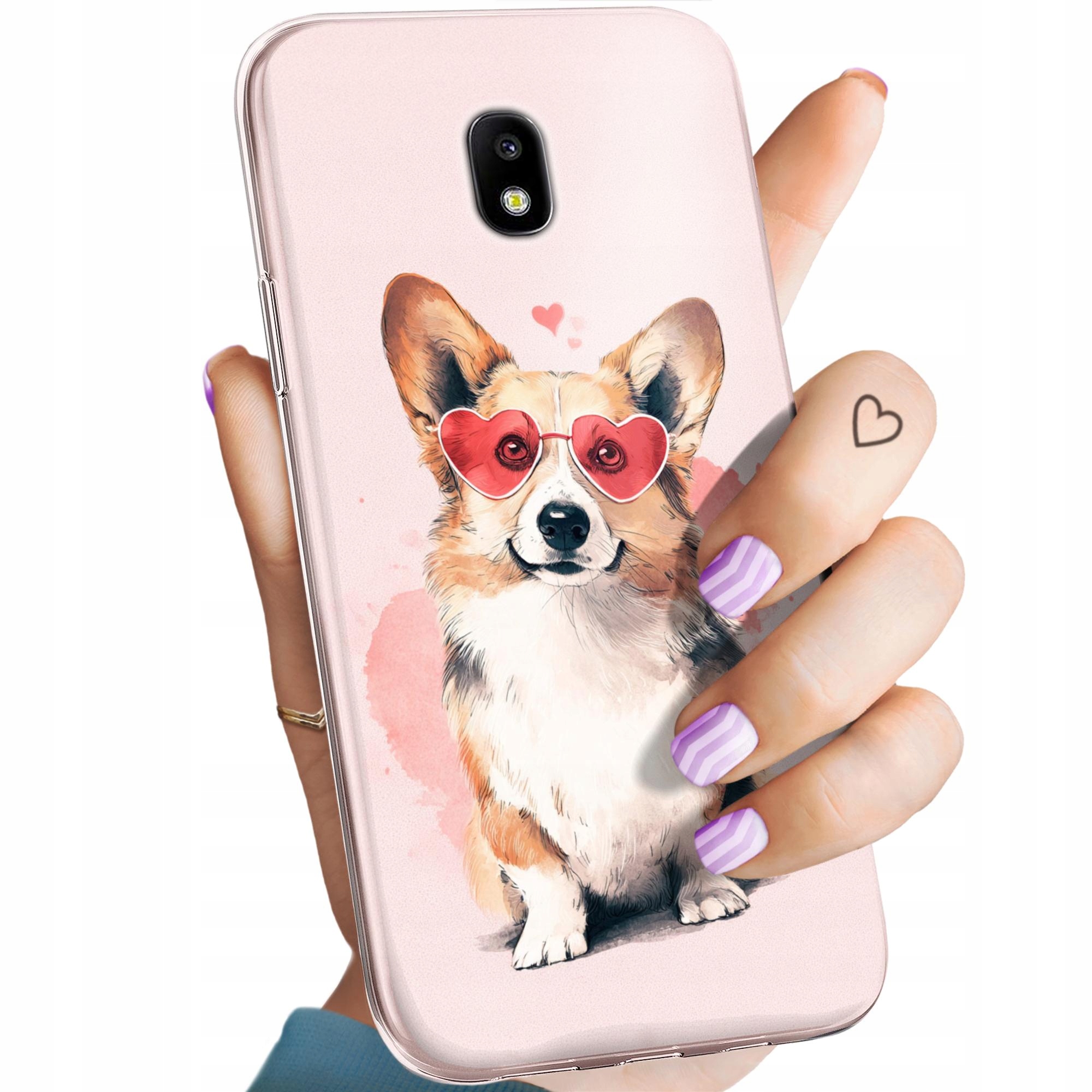 Etui Do Samsung Galaxy J3 2017 Corgi Pieski Piesek Łapa Obudowa Case