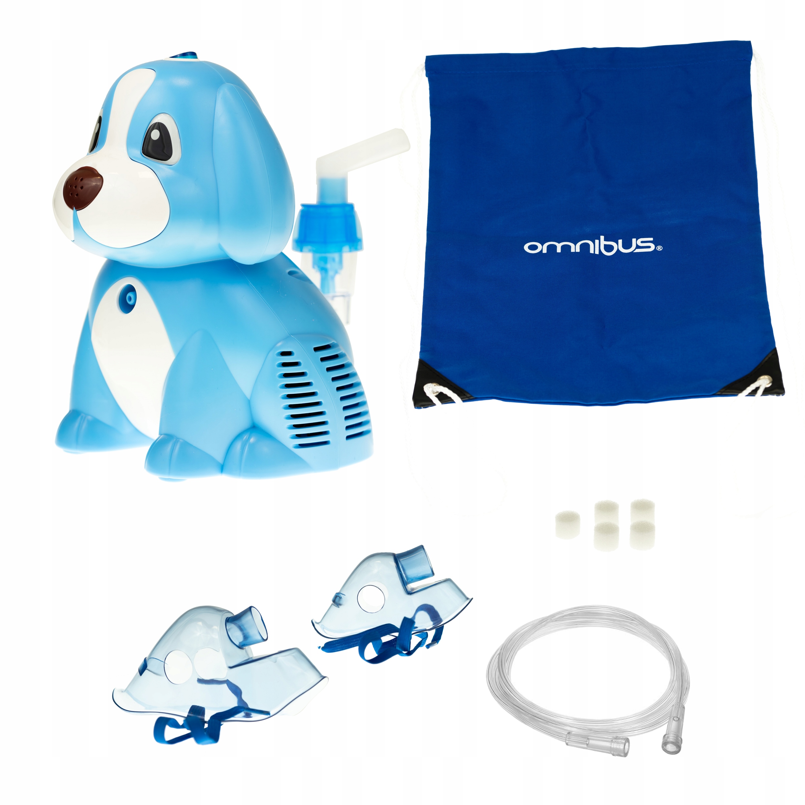 

Inhalator Omnibus Puppy Tłokowy Blue Dla Dzieci