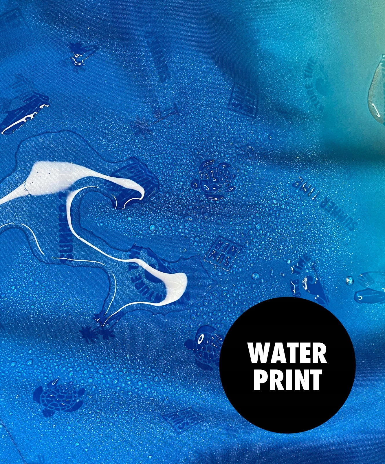 KĄPIELÓWKI Atlantic szorty z NADRUKIEM WODNYM XL Model KMB-210