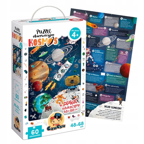 

CzuCzu Puzzle Obserwacyjne Kosmos Dla Dzieci 60 el