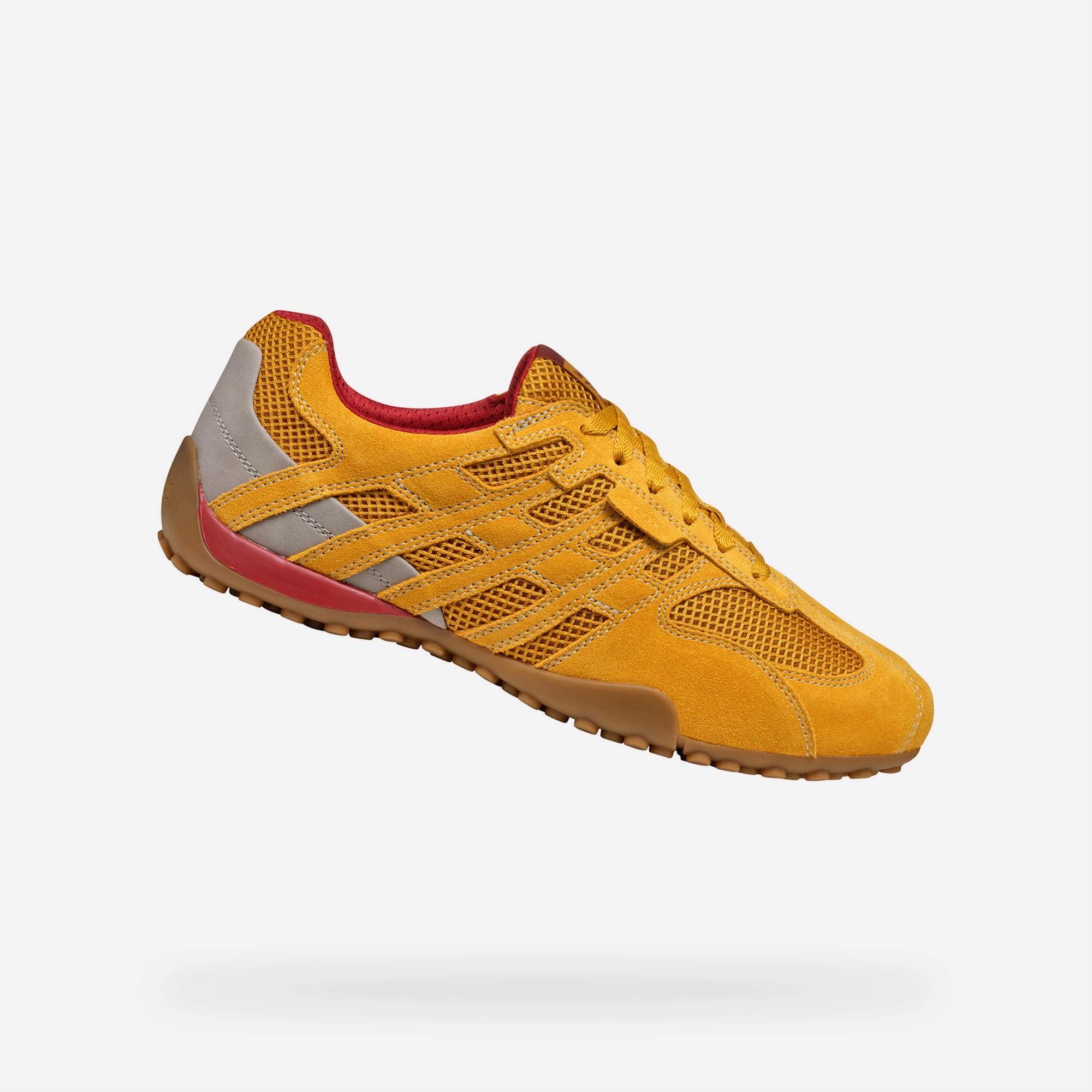 Geox Žluté pánské tenisky Geox Snake Original