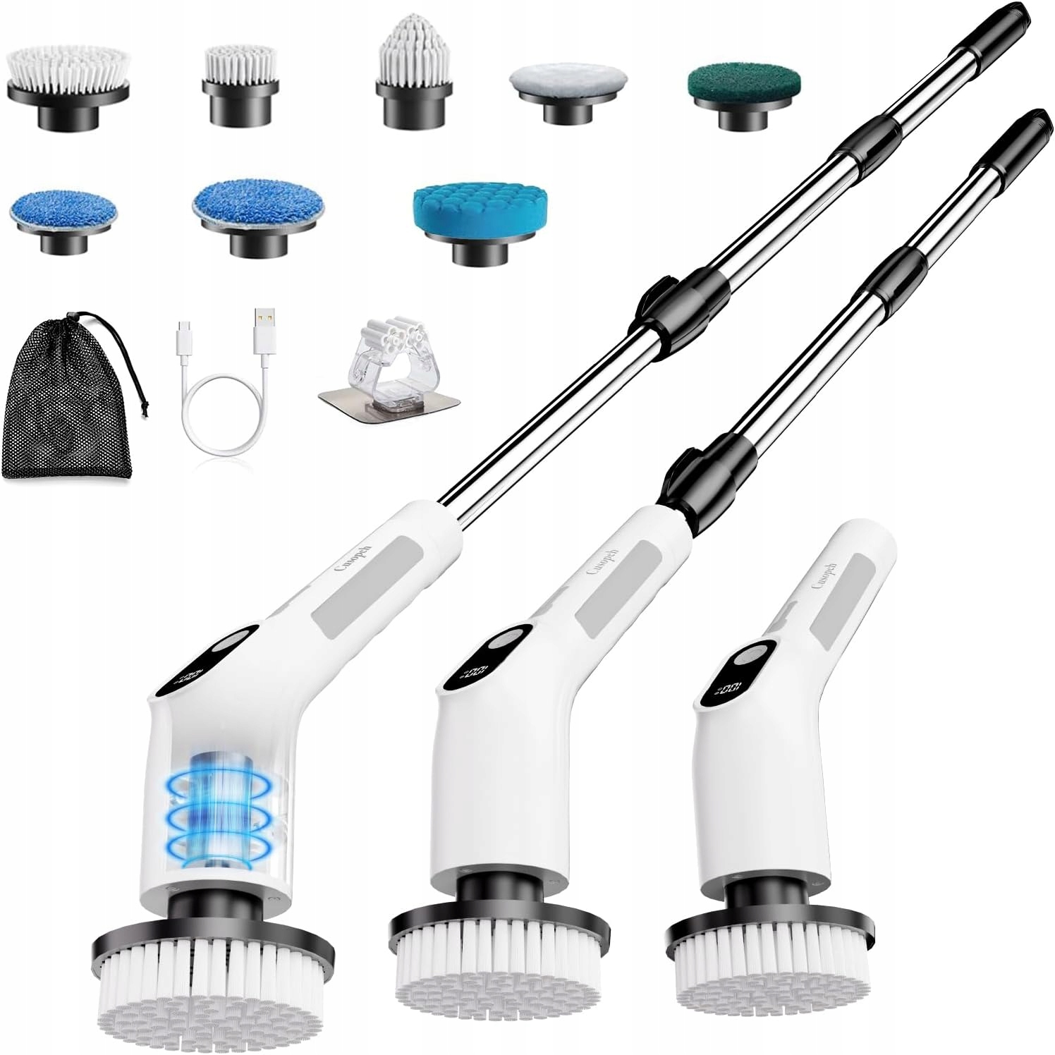 Levně Elektrický Rotační Čisticí Kartáč, Silný, Vhodný Na Podlahy