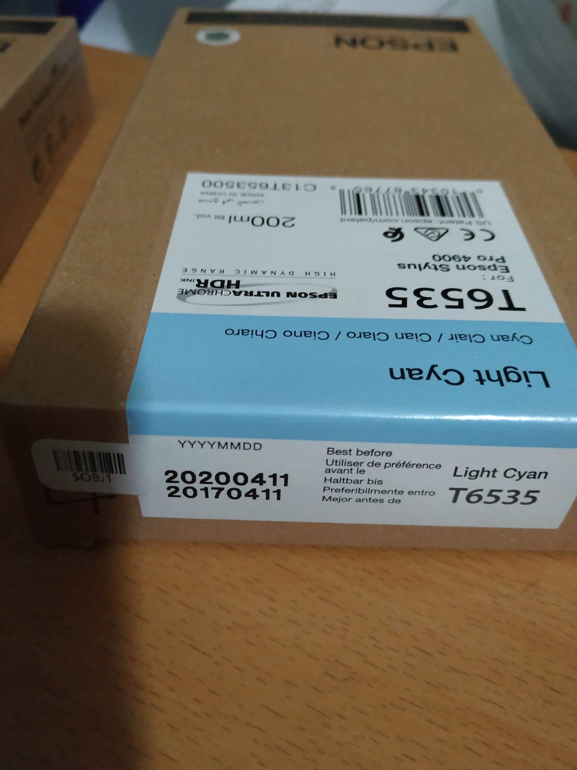 Originálny atrament Epson T6535 T-6535 C13T653500 (light cyan) Stylus Pro 4900