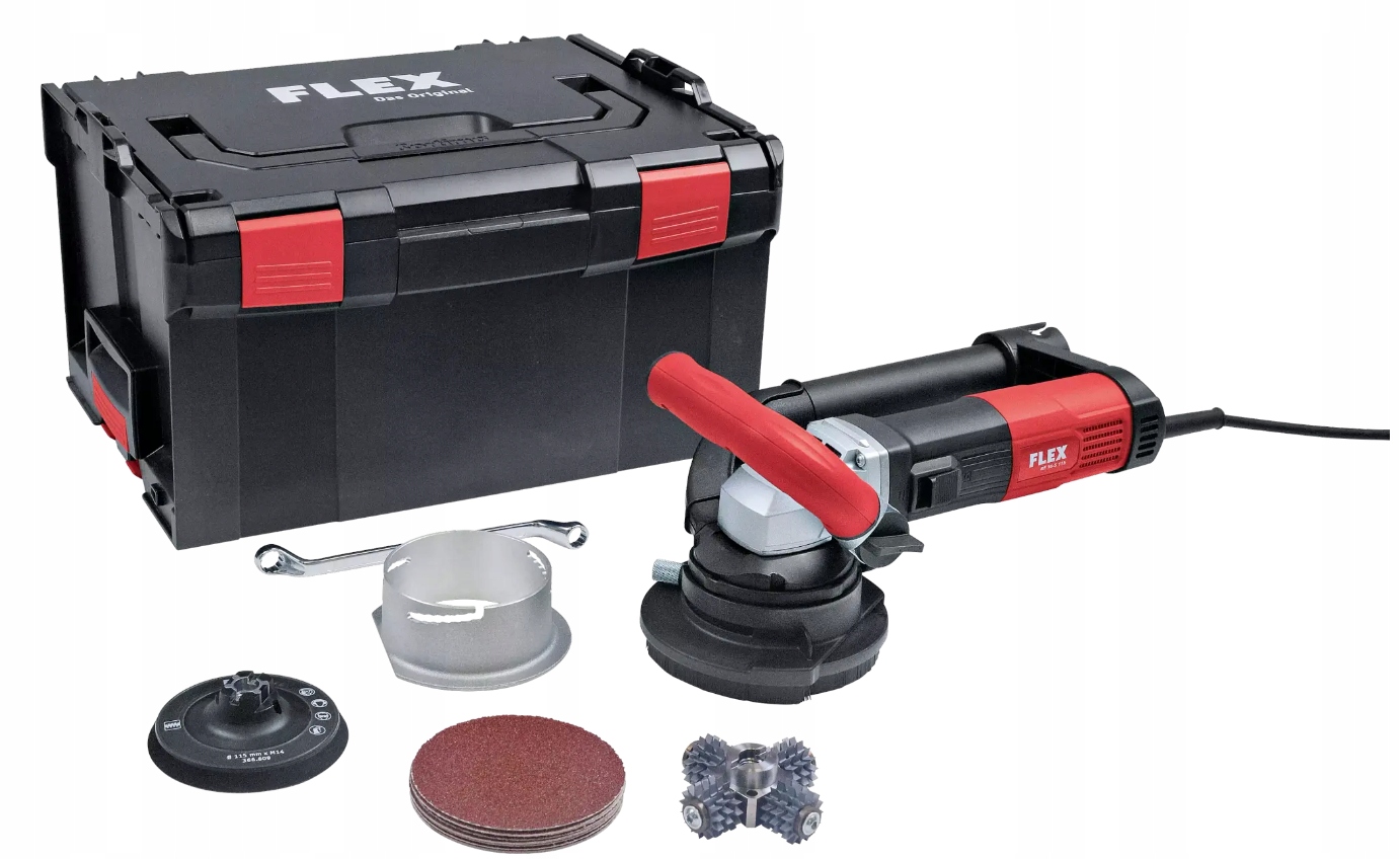 Szlifierka Renowacyjna Groszkownik Flex Re 16-5 115 Kit Fk-s 505005 1600 W