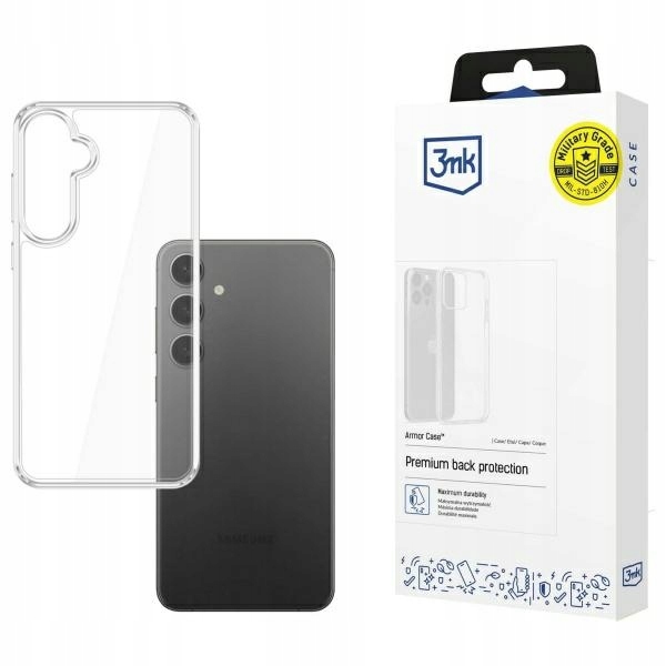 Etui 3mk Armor Case na Samsung Galaxy S25 przezroczyste 3mk Protection