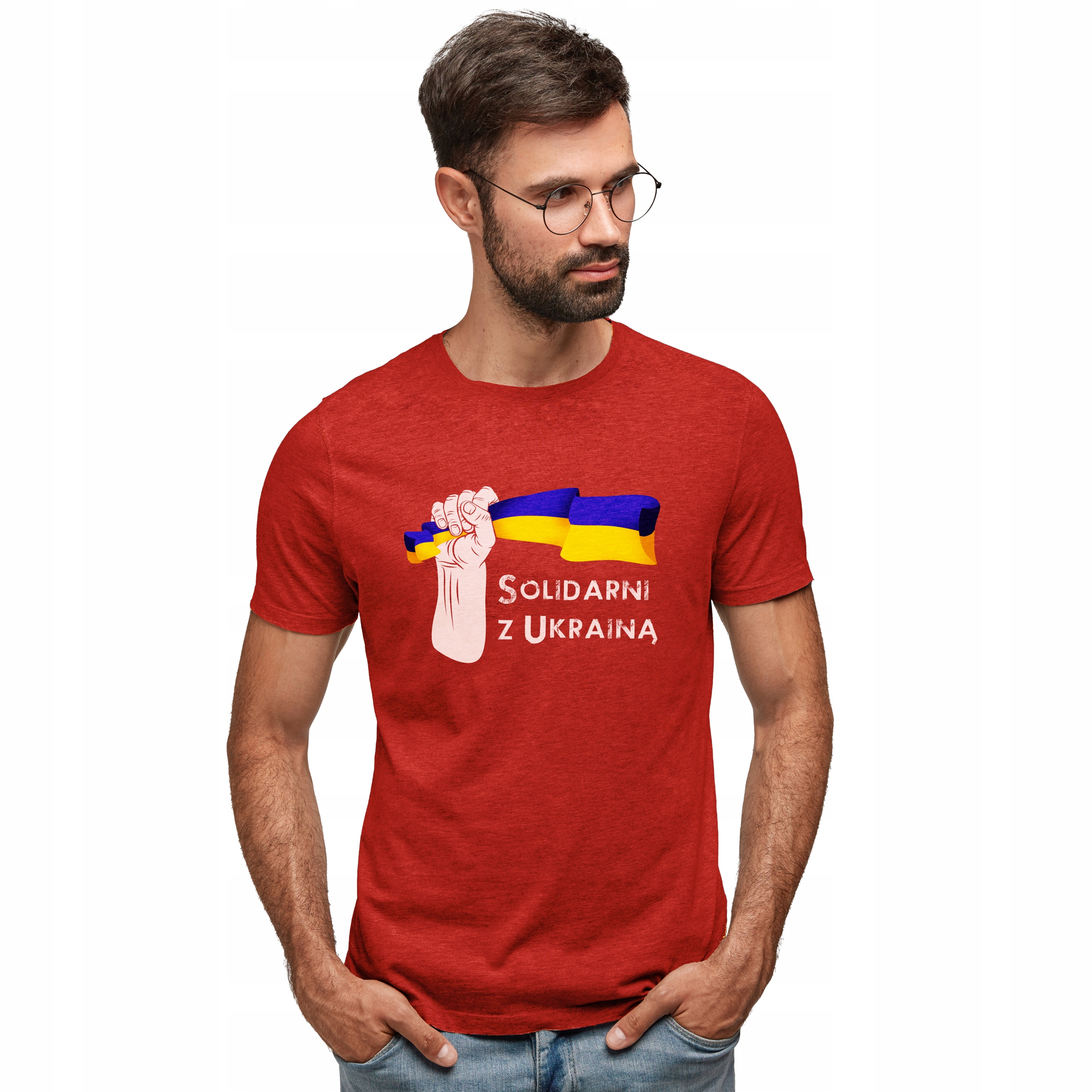 

Solidarni Z Ukrainą koszulka Nadruk t-shirt putin