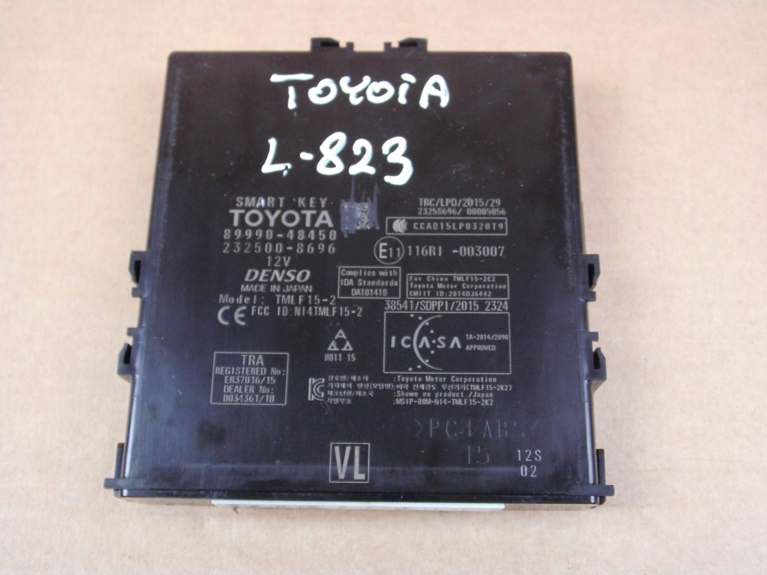 Lexus RX450H module computer control unit SMARTKEY 89990-48450