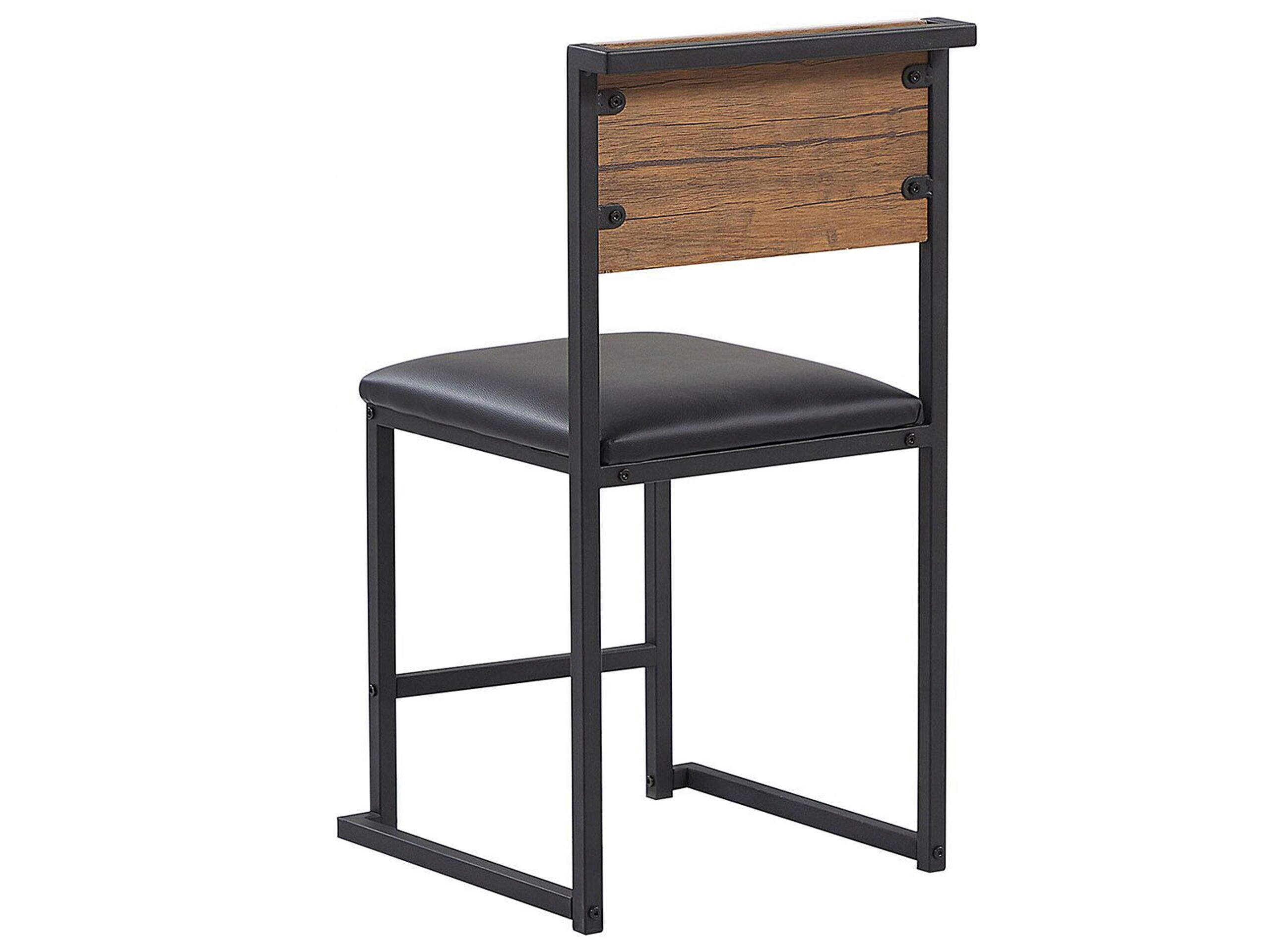 Zestaw do jadalni stół i 4 krzesła brązowy Kod producenta 4251682243971