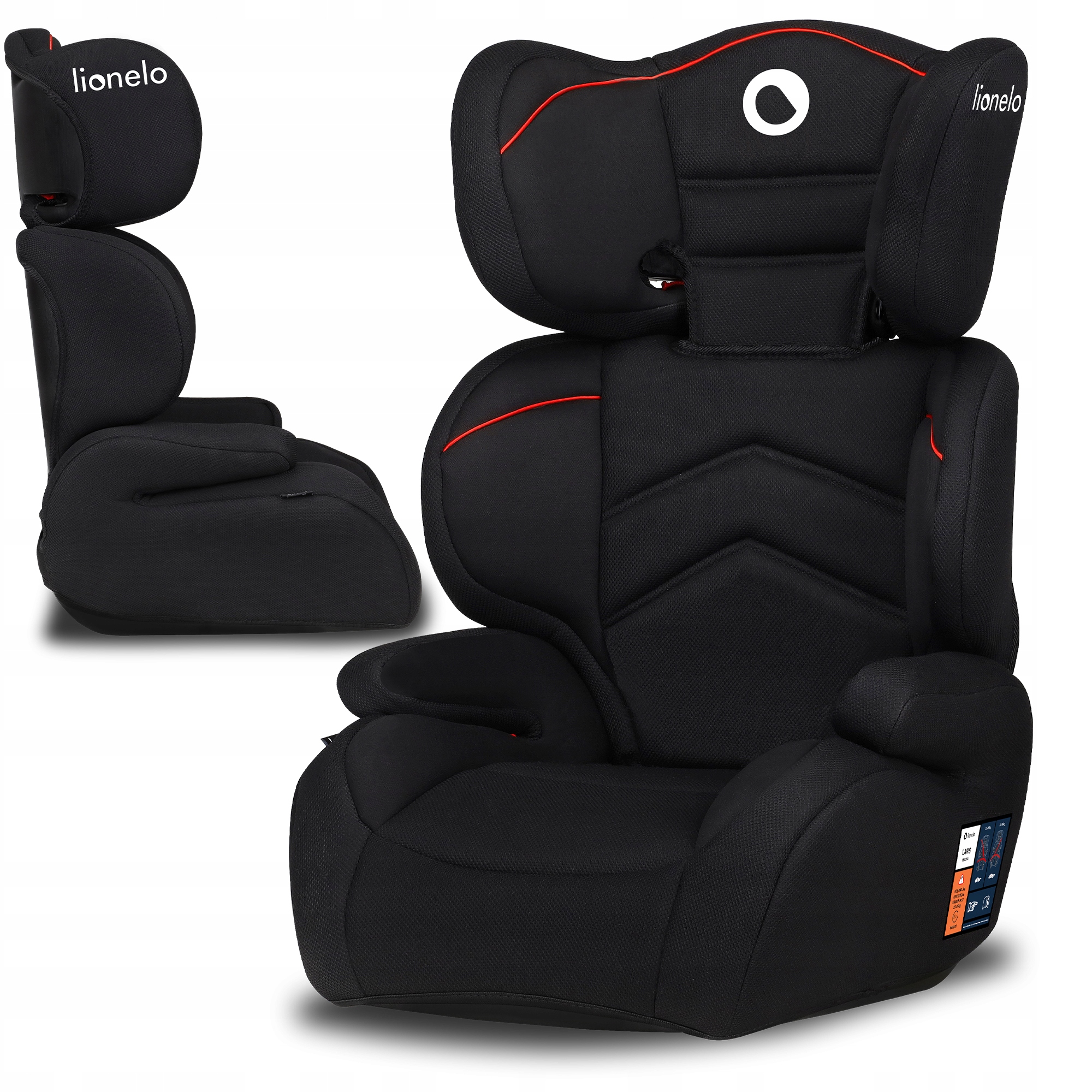 

Fotelik samochodowy 15-36kg Lionelo Lars Podstawka